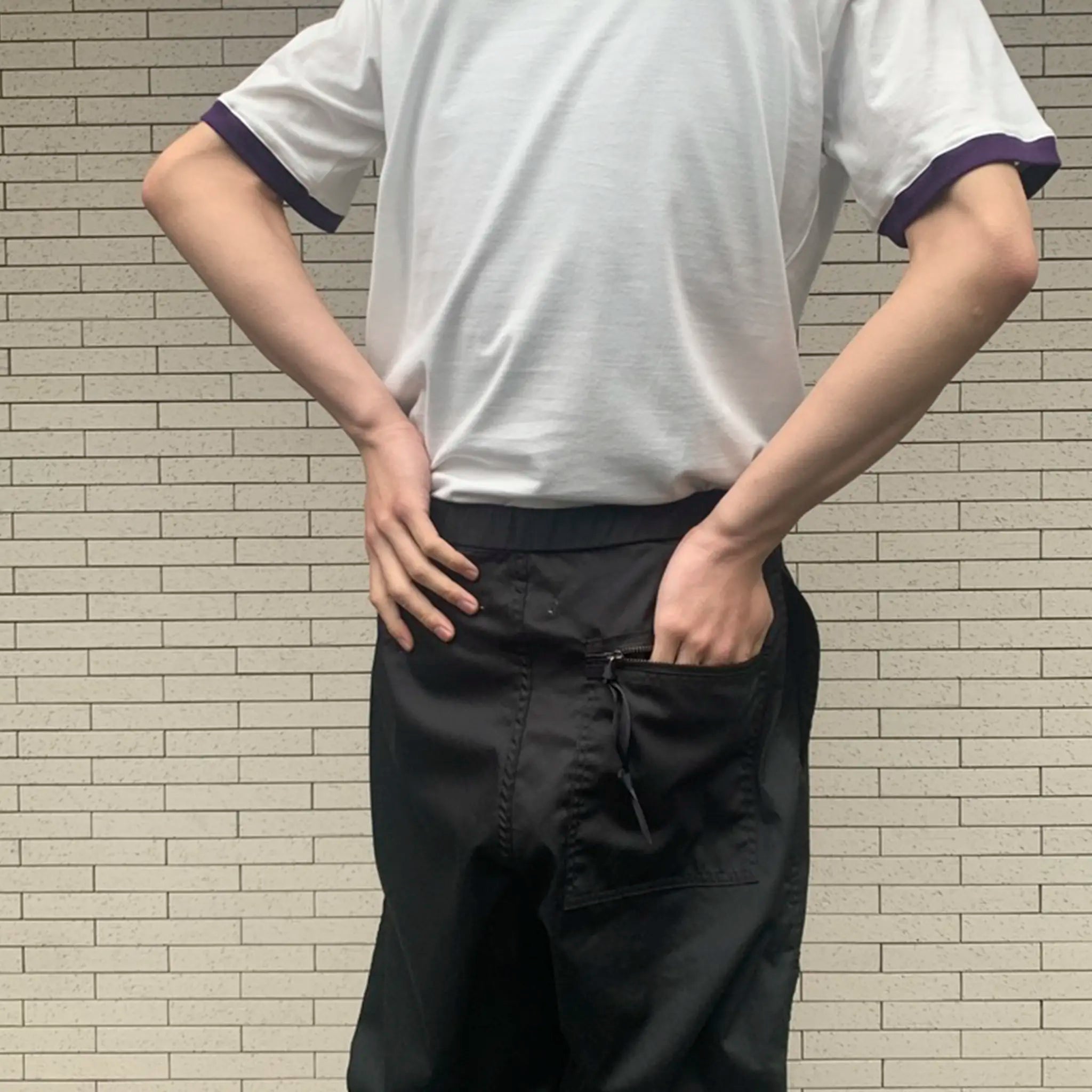 PRODUCT TWELVE "COTTON SATIN FLIGHT PANTS"
