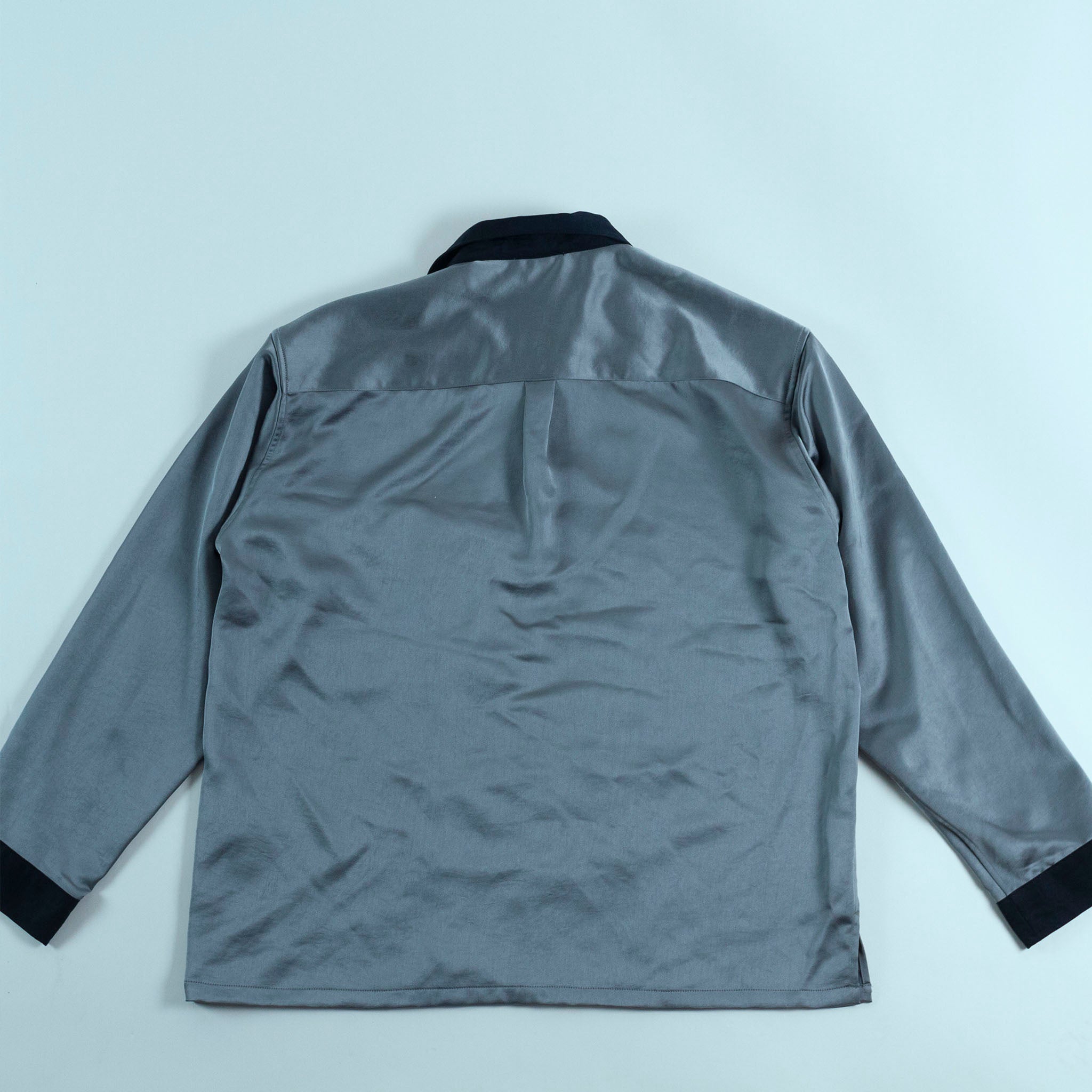 KIMMY "VINTAGE SATIN SHIRT" ヴィンテージサテン パジャマシャツ