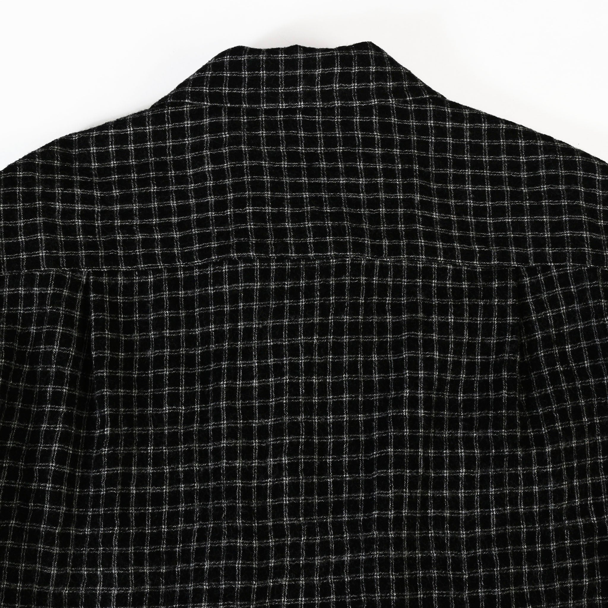 ENCOMING "OPEN COLLAR SHIRT" チェック オープンカラーシャツ