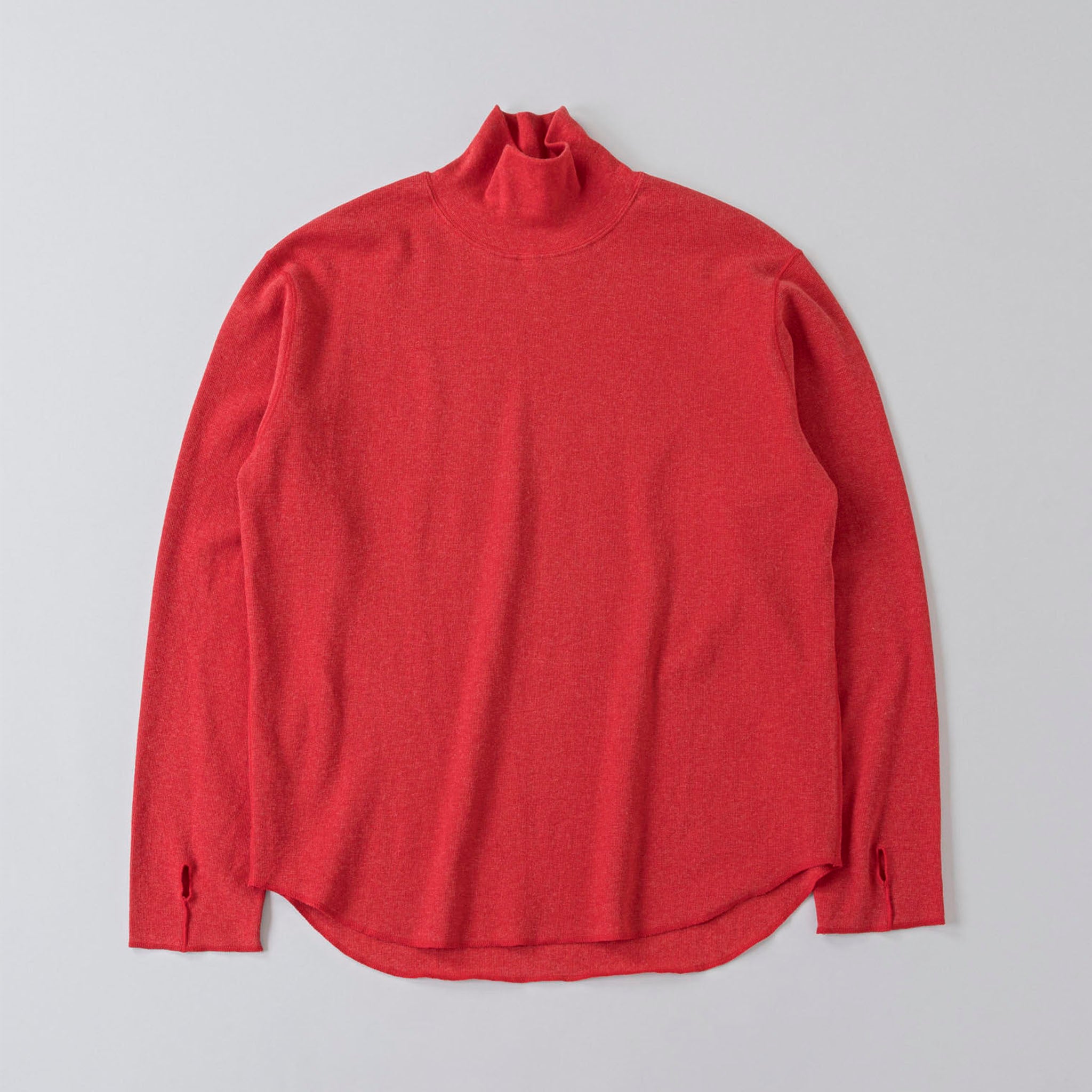 SABY "HIGH NECK LONG SLEEVE TEE -26/1 BD MICRO WAFFLE-" ハイネック ワッフルカットソー