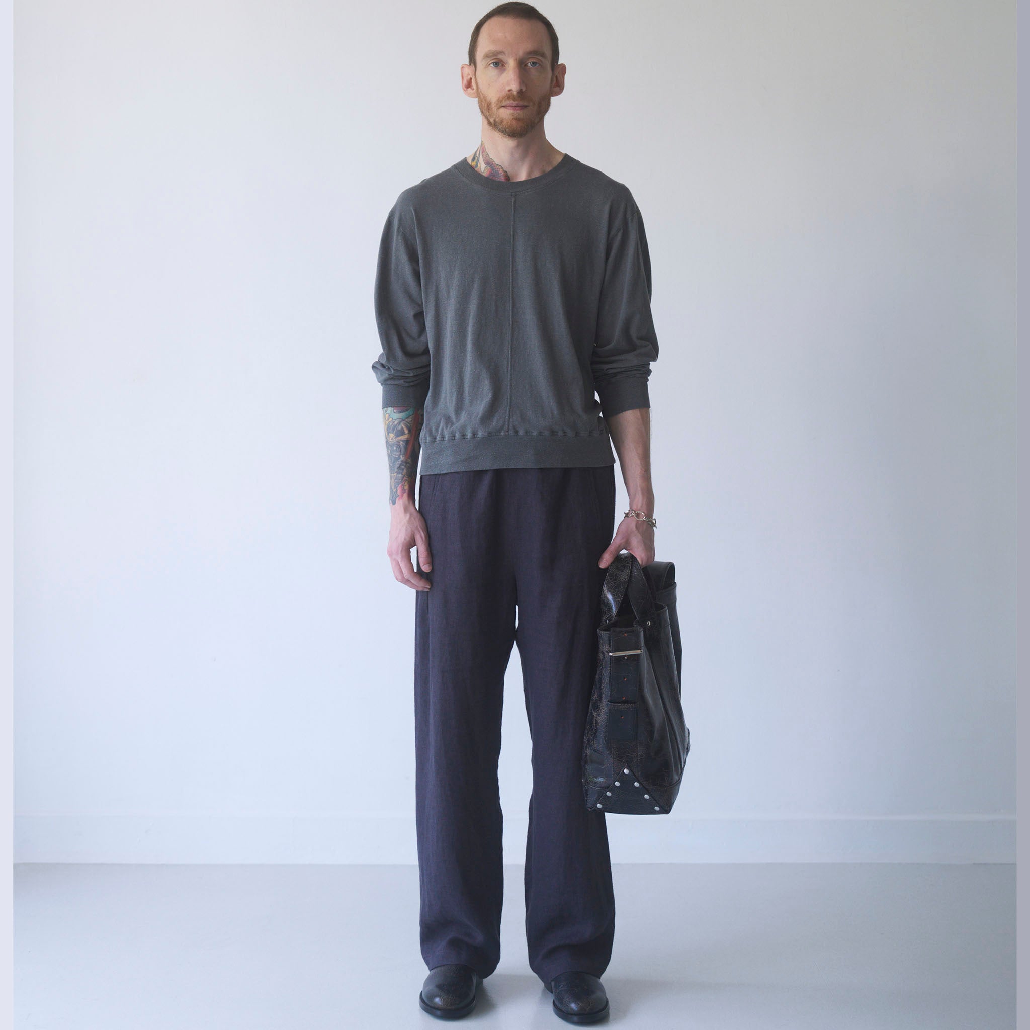 call "CALL-SYSTEM BAG" クラックレザー ビッグ ツールバッグ