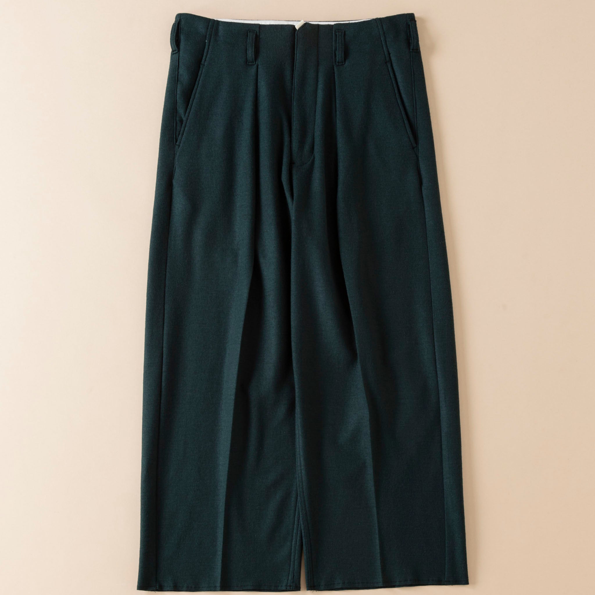 SABY "TUCK BAGGY -LAMB'S WOOL JERSEY-"