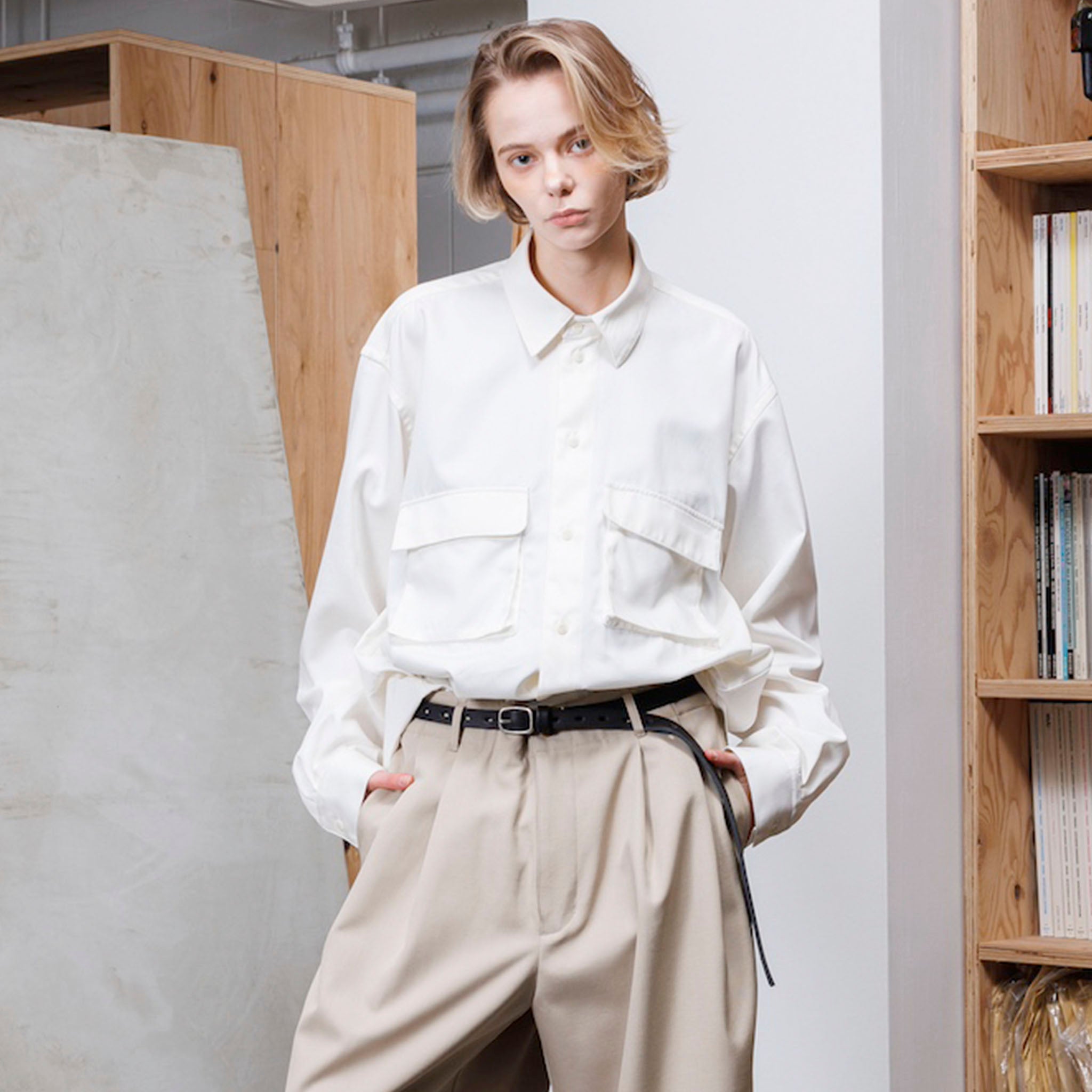 VOAAOV "COTTON TWILL WORK SHIRT" コットンツイル ワークシャツジャケット
