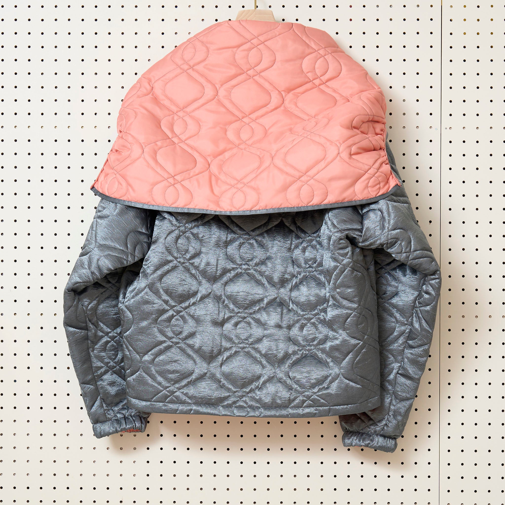 RANDY "Swim" キルティング ジップアップブルゾン