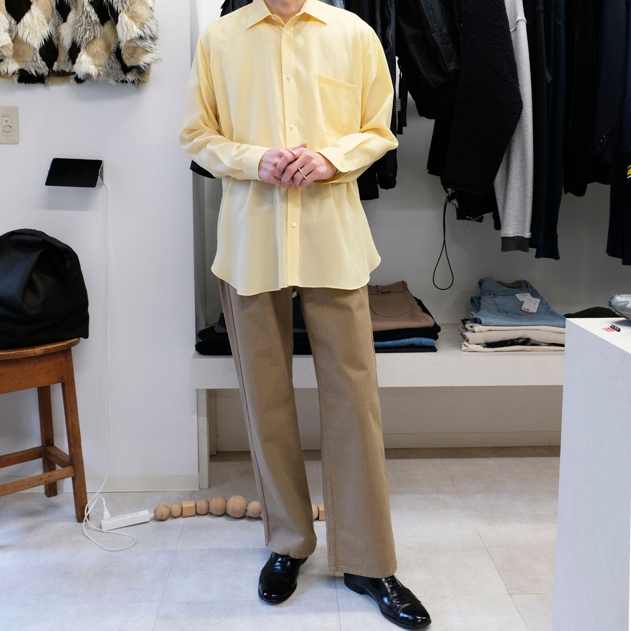 ENCOMING "ENST DENIM TROUSER" カラーデニムパンツ