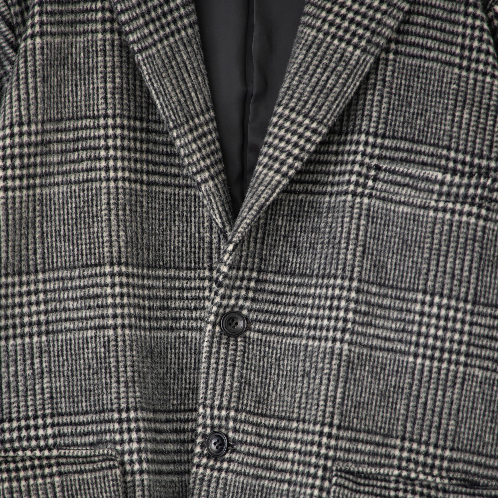 RYU "glen plaid 2B jacket" グレンチェック アンゴラウール テーラードジャケット