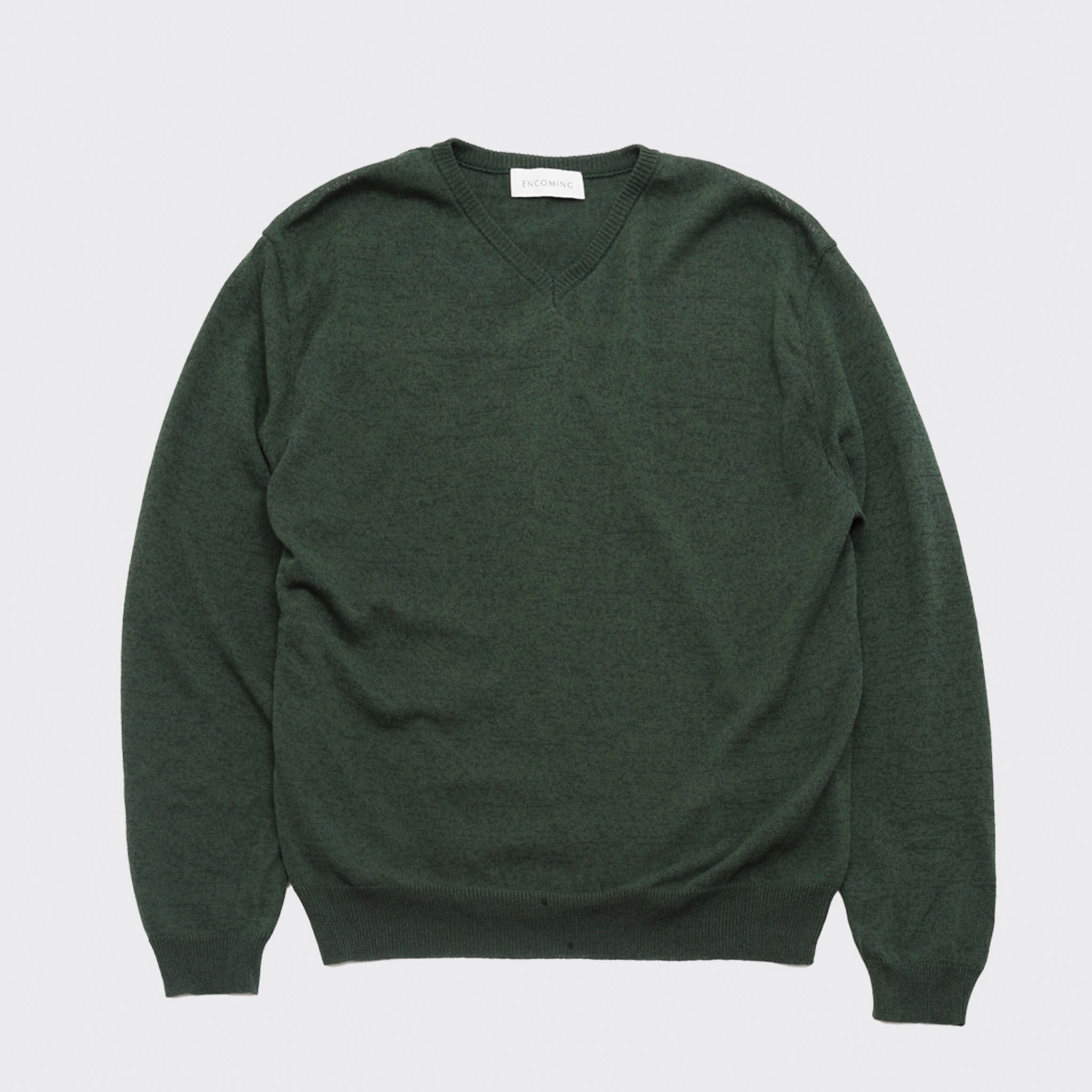 ENCOMING "KNITTED V NECK JUMPER"