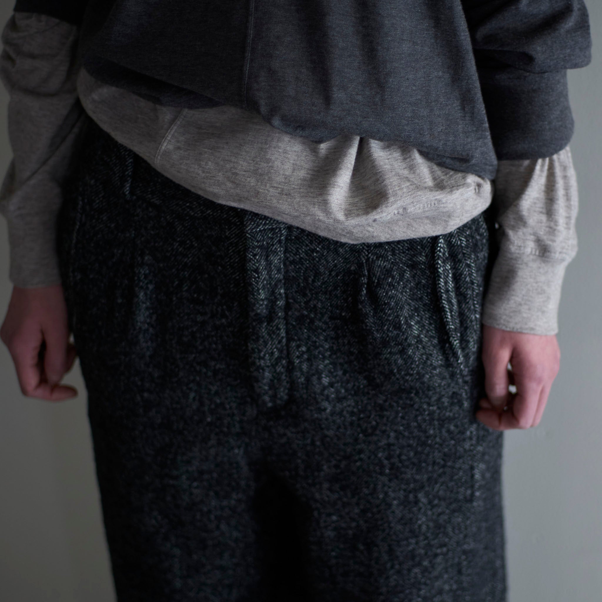 call "V-NECK L/S TEE" ヤクコットン Vネックカットソー