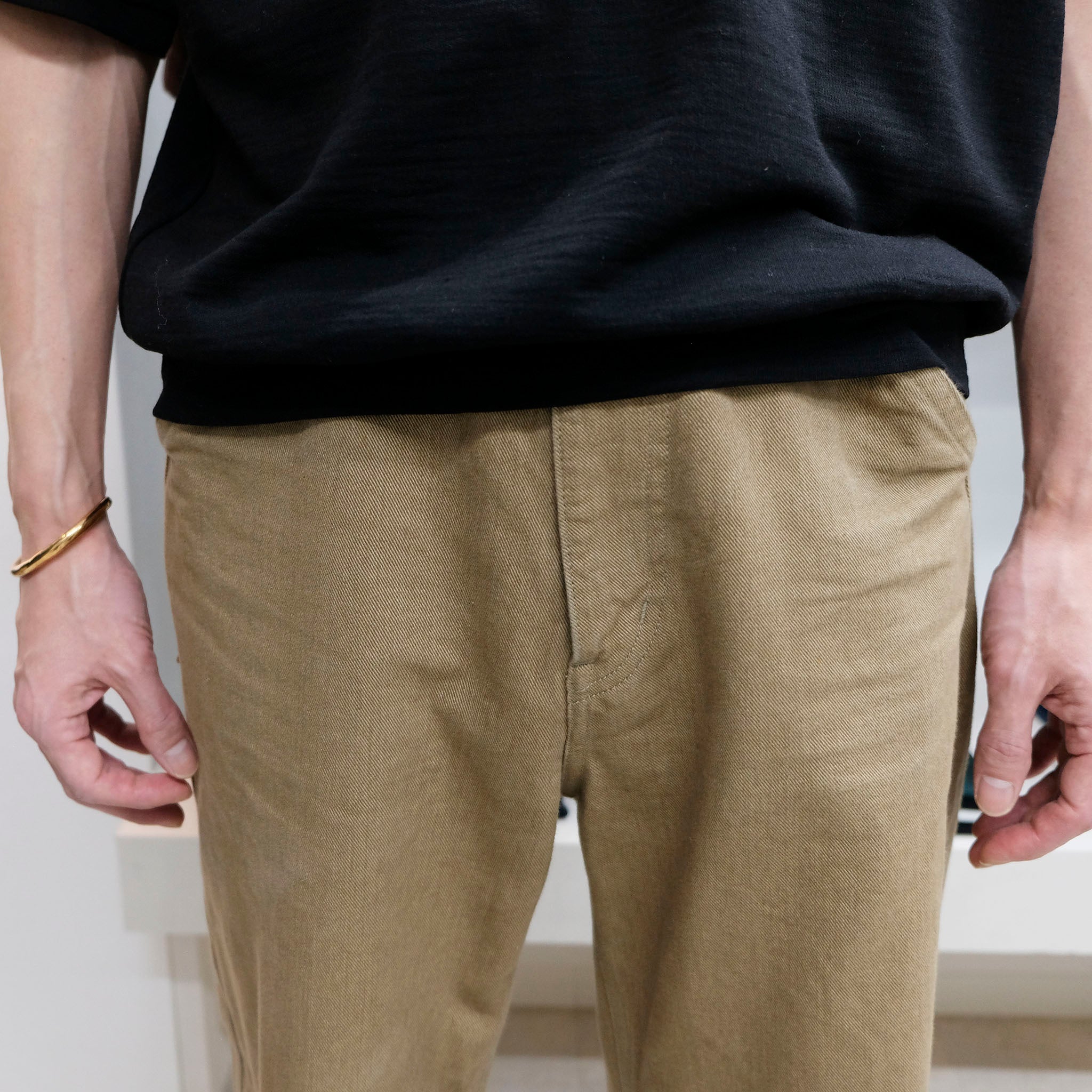 PRODUCT TWELVE (プロダクトトゥエルブ) / Super 140's Melino Wool Short Sleeve Half Zip
