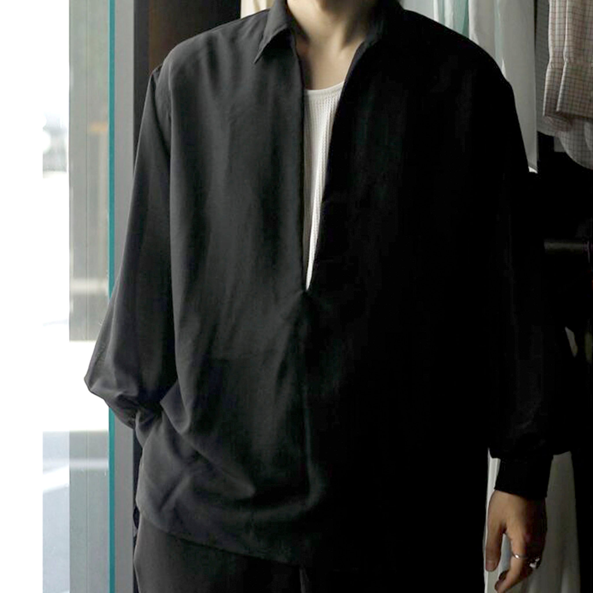 AXIS (アクシス) / SKIPPER SHIRT ウールシルクスキッパーシャツ