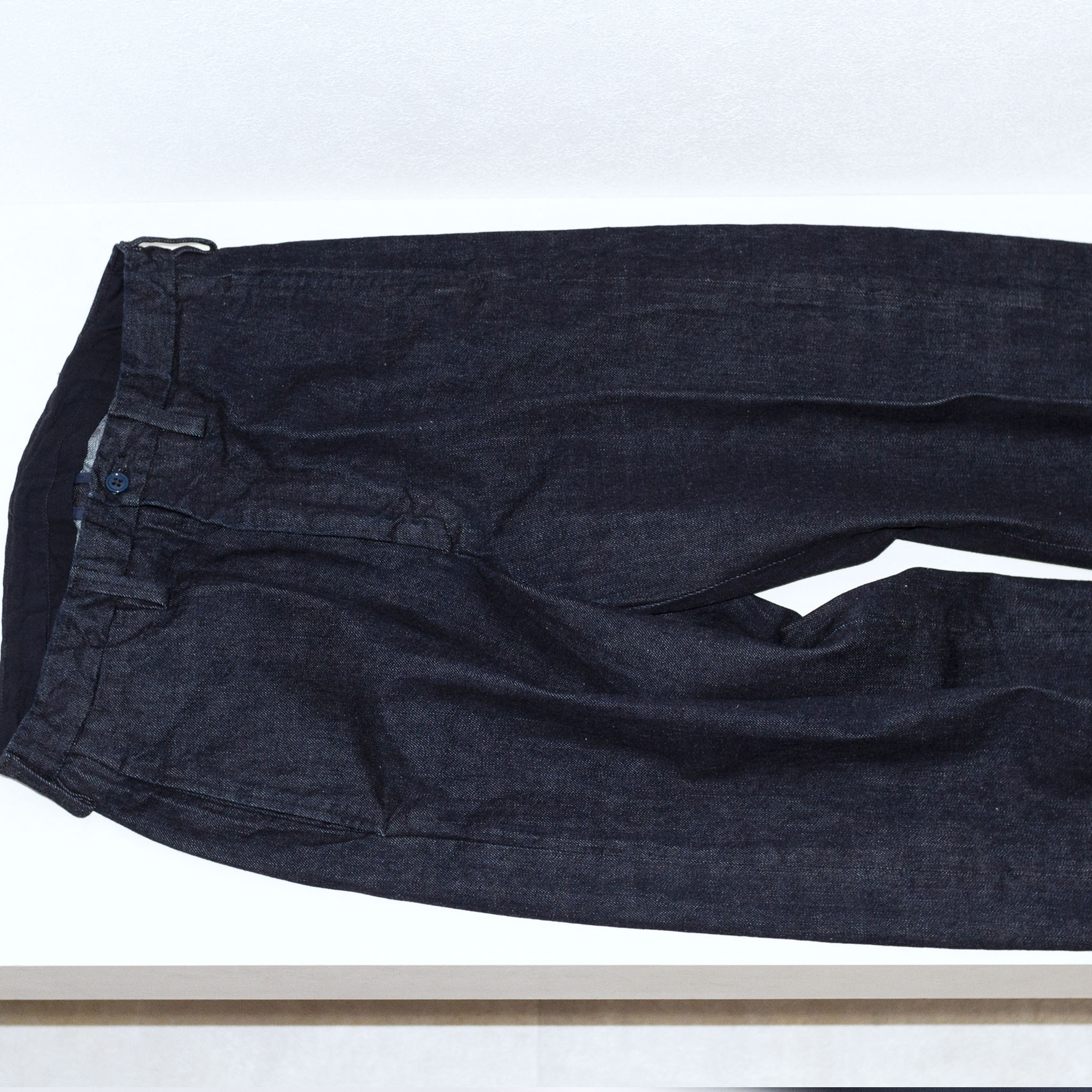 OKOLO (オコロ) / SIMONS JEANS BLUE ジンバブエコットン デニムトラウザーパンツ