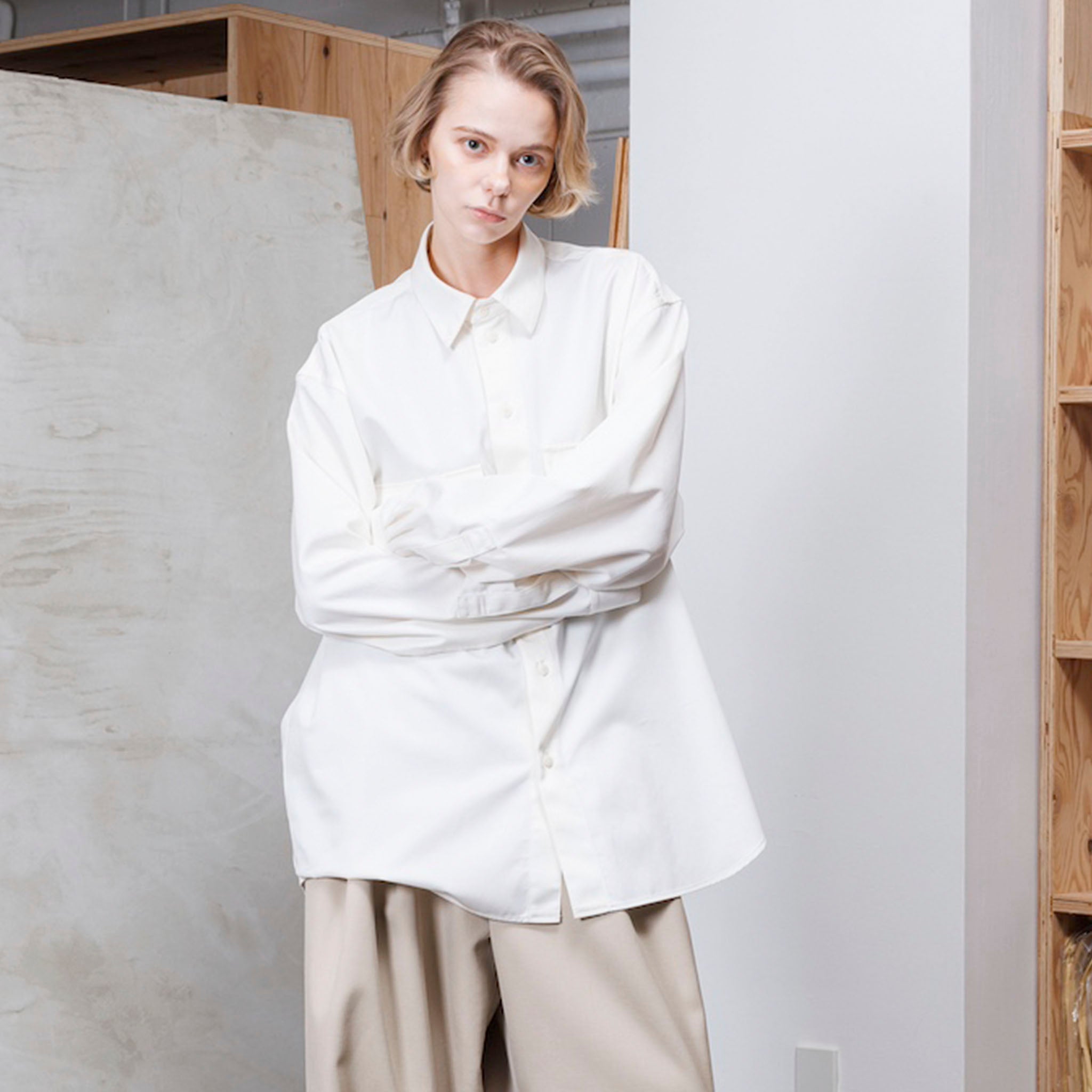 VOAAOV "COTTON TWILL WORK SHIRT" コットンツイル ワークシャツジャケット