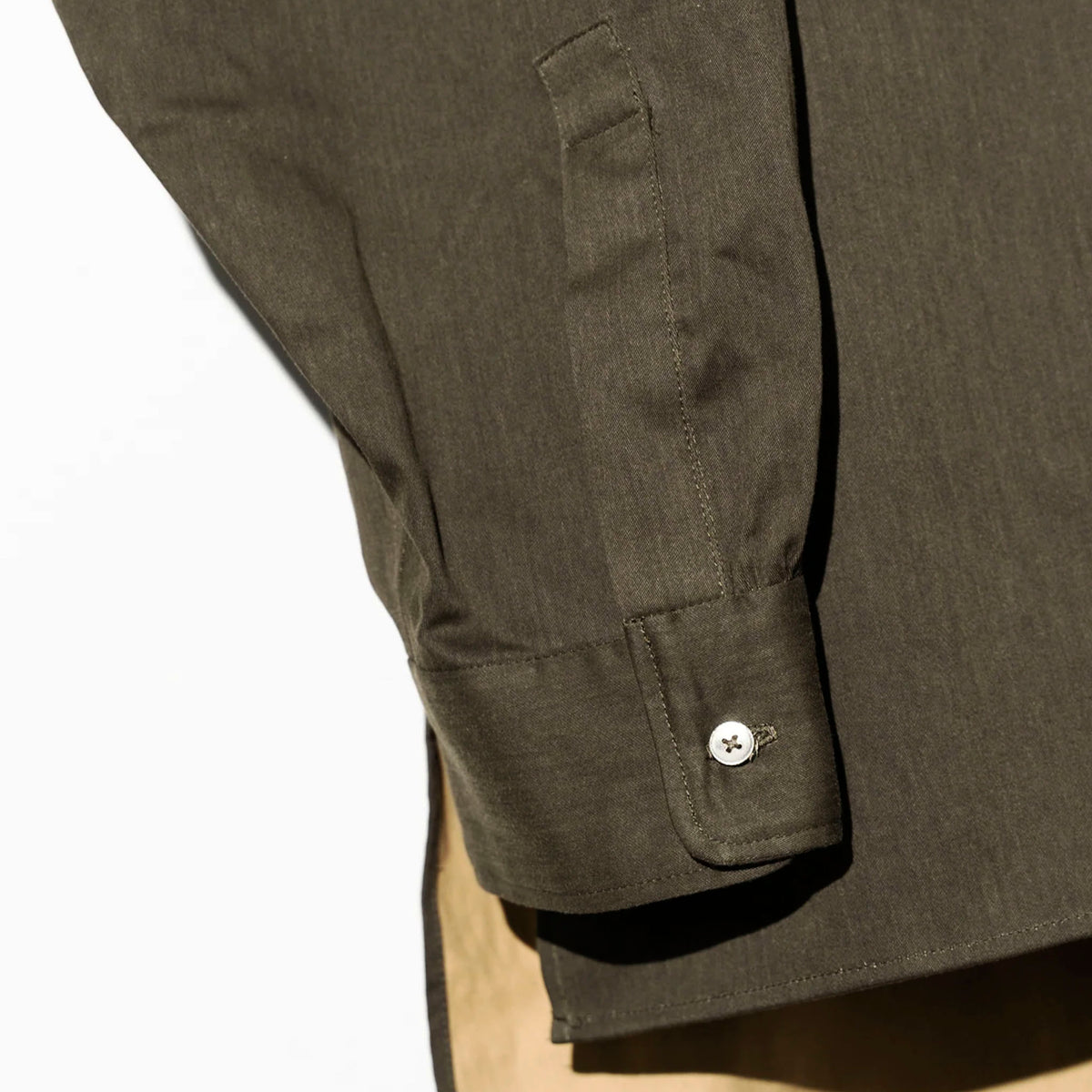 AXIS(アクシス)/ OVER SIZE PULL OVER SHIRT コットンサテンギャザープルオーバーシャツ