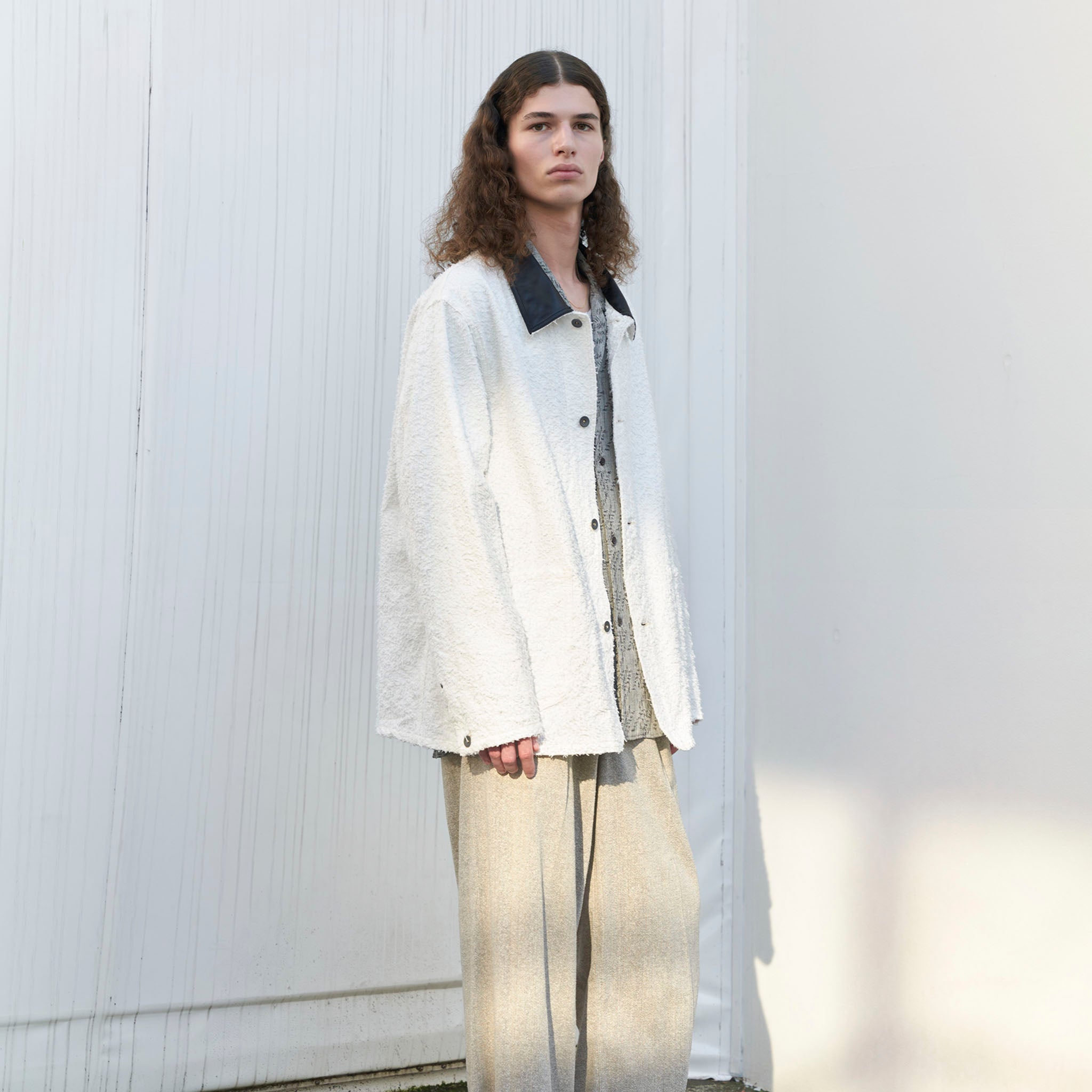 SABY (サバイ) / SLEEPING SHIRTS - Cotton Linen FAB × Needle Work -