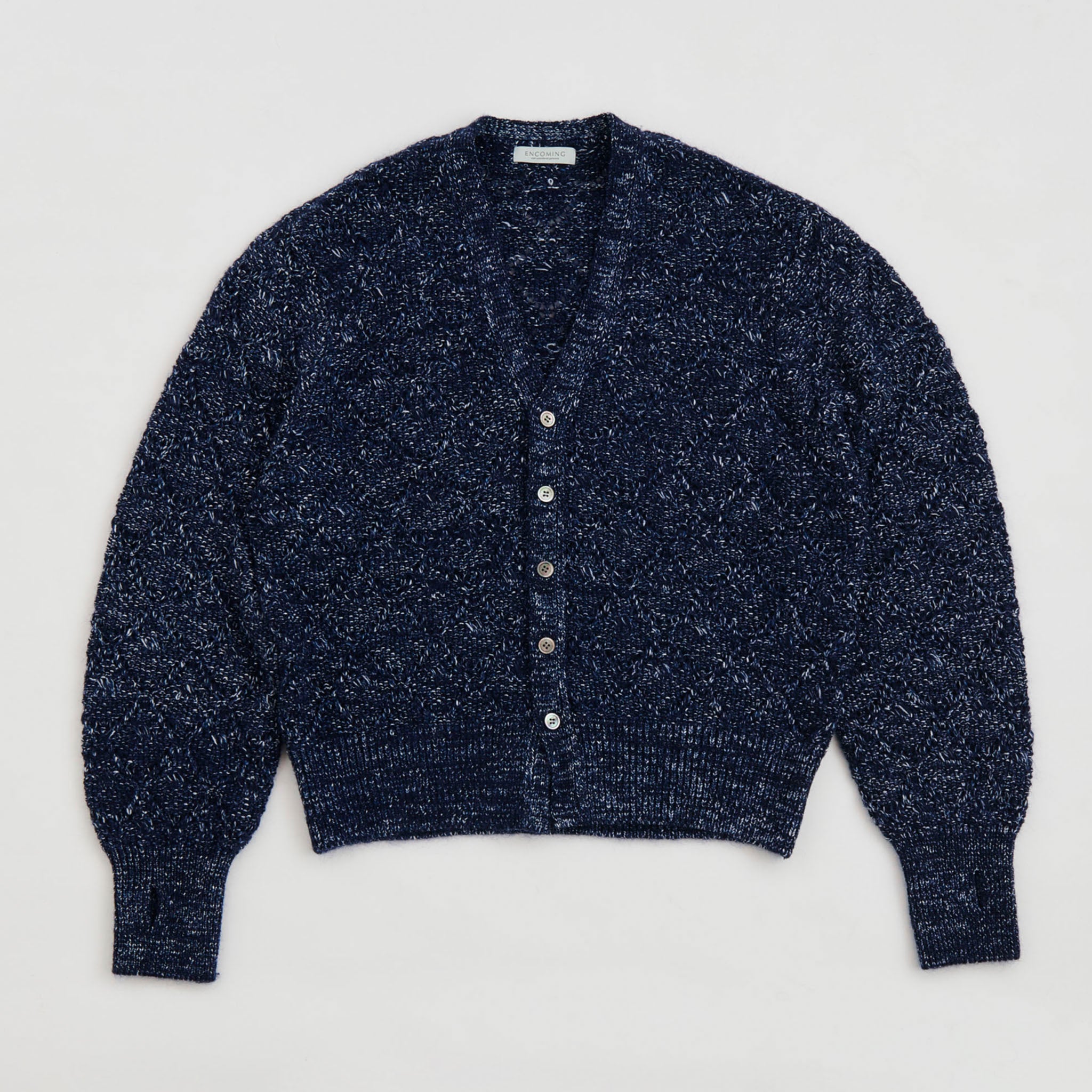 ENCOMING "KNITTED SHORT CARDIGAN"