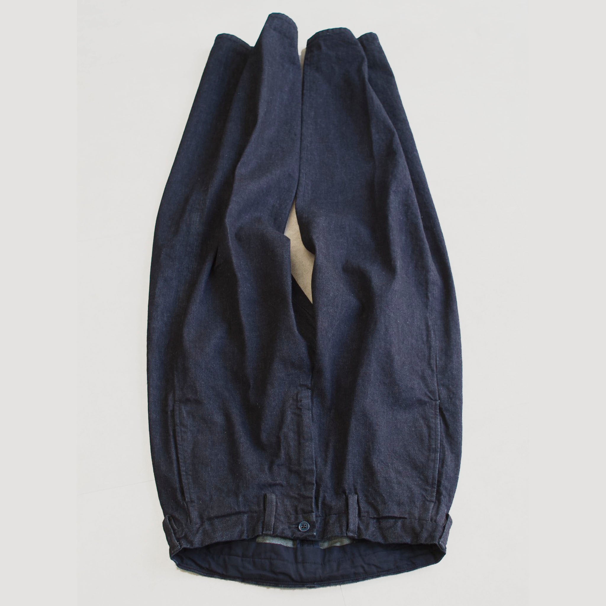 OKOLO (オコロ) / SIMONS JEANS BLUE ジンバブエコットン デニムトラウザーパンツ