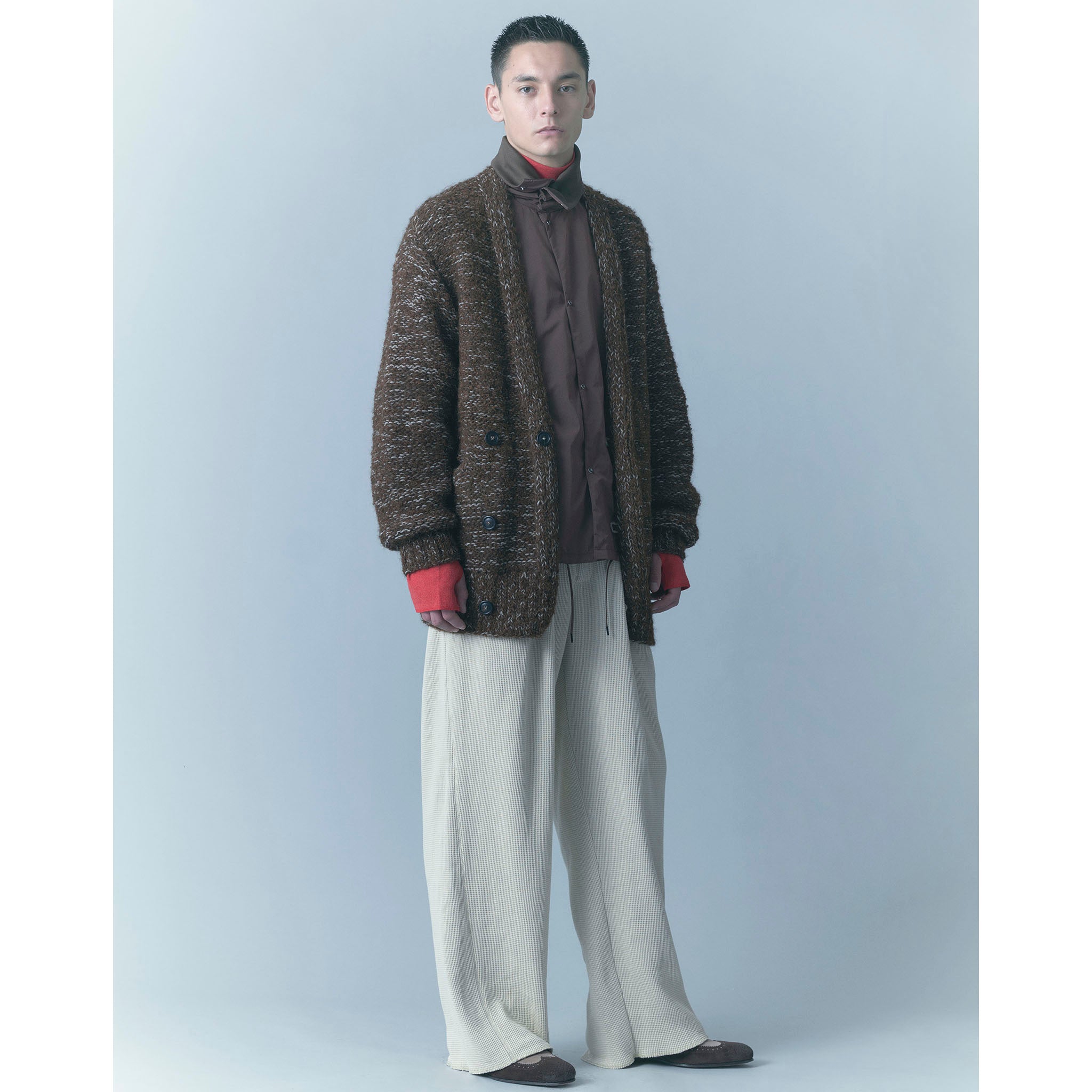 SABY "VINTAGE NYLON HIGH NECK SHIRTS - Limonta Nylon Fab -"ナイロンスタンドカラーシャツ