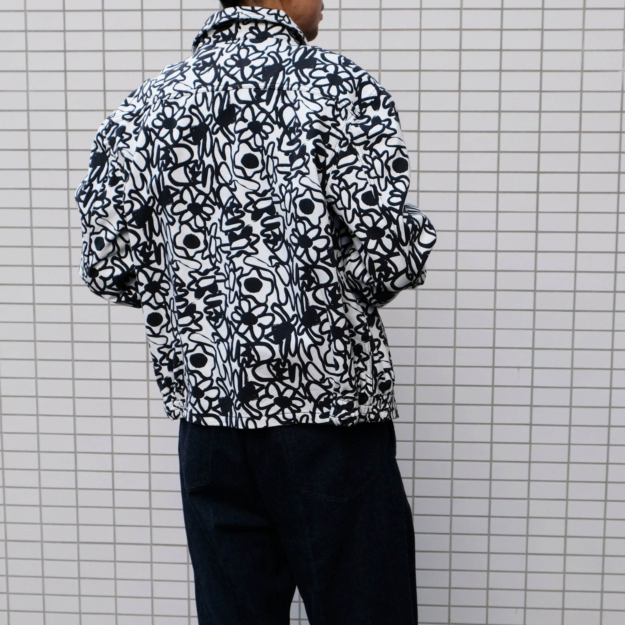 ARTE ANTWERP "Flowers Allover Print Jacket" フラワープリント ジップアップブルゾン