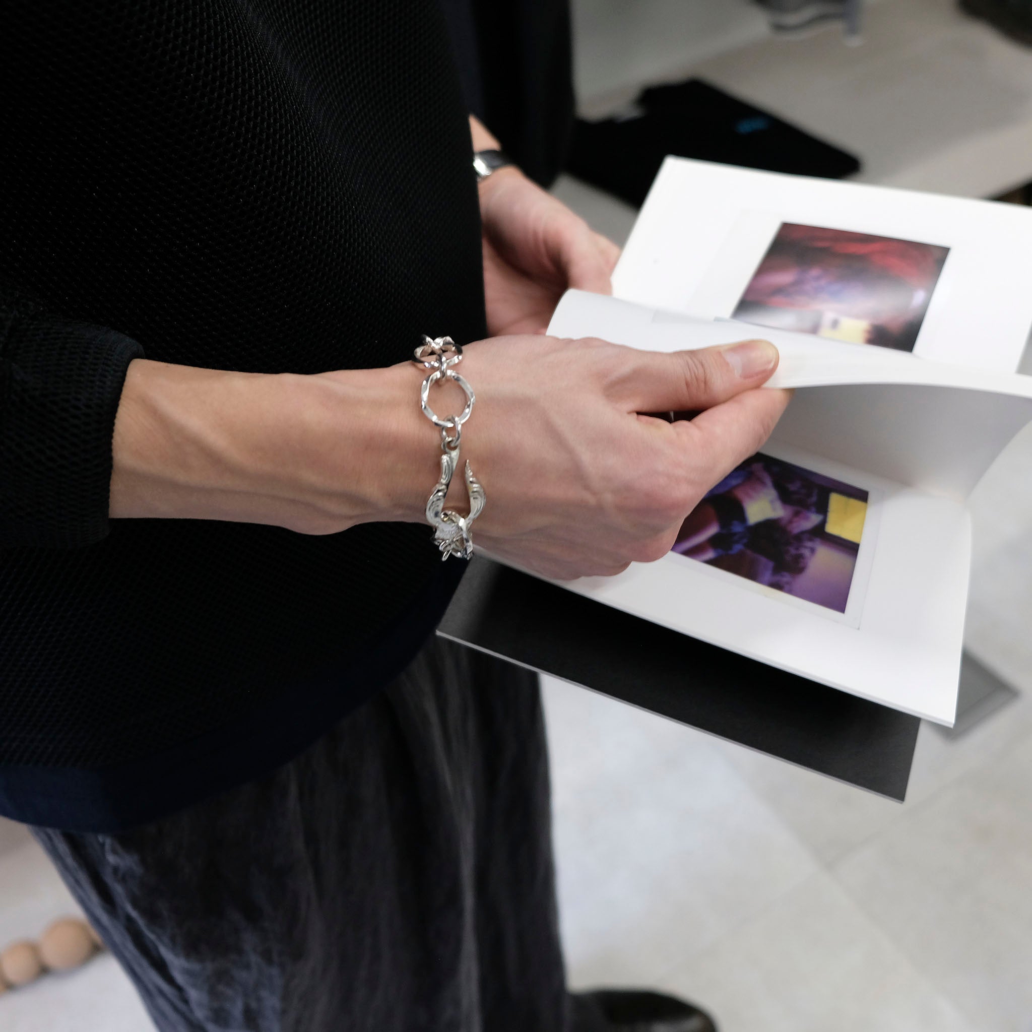 call "SOUVENIR BRACELET" アンティーク ハンドメイド チェーン ブレスレット