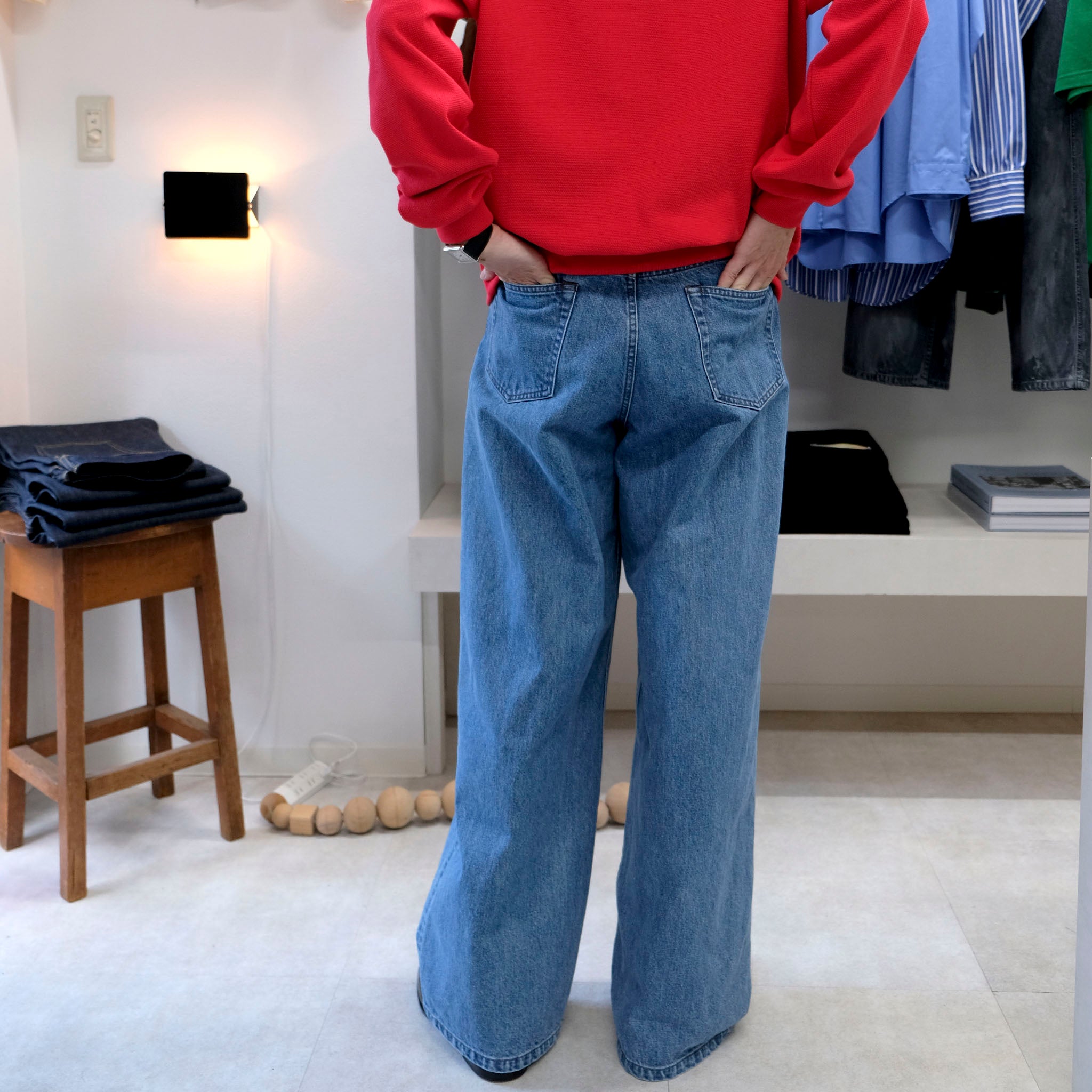 REVERBERATE "DENIM PANTS(BUGGY)" ワイドバギー デニムパンツ