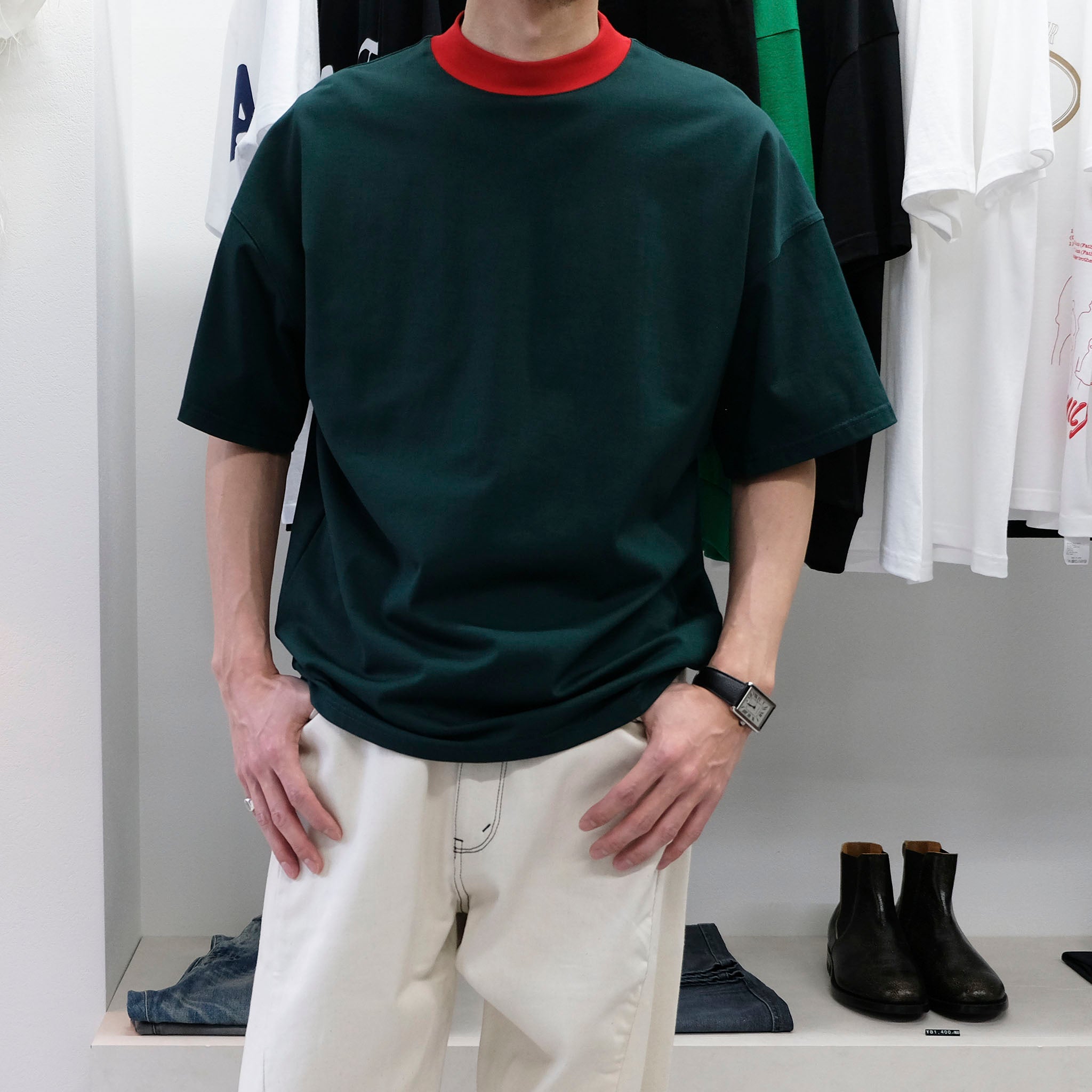 OKOLO "ORIGINAL MOCK NECK T-SHIRT" モックネック Tシャツ