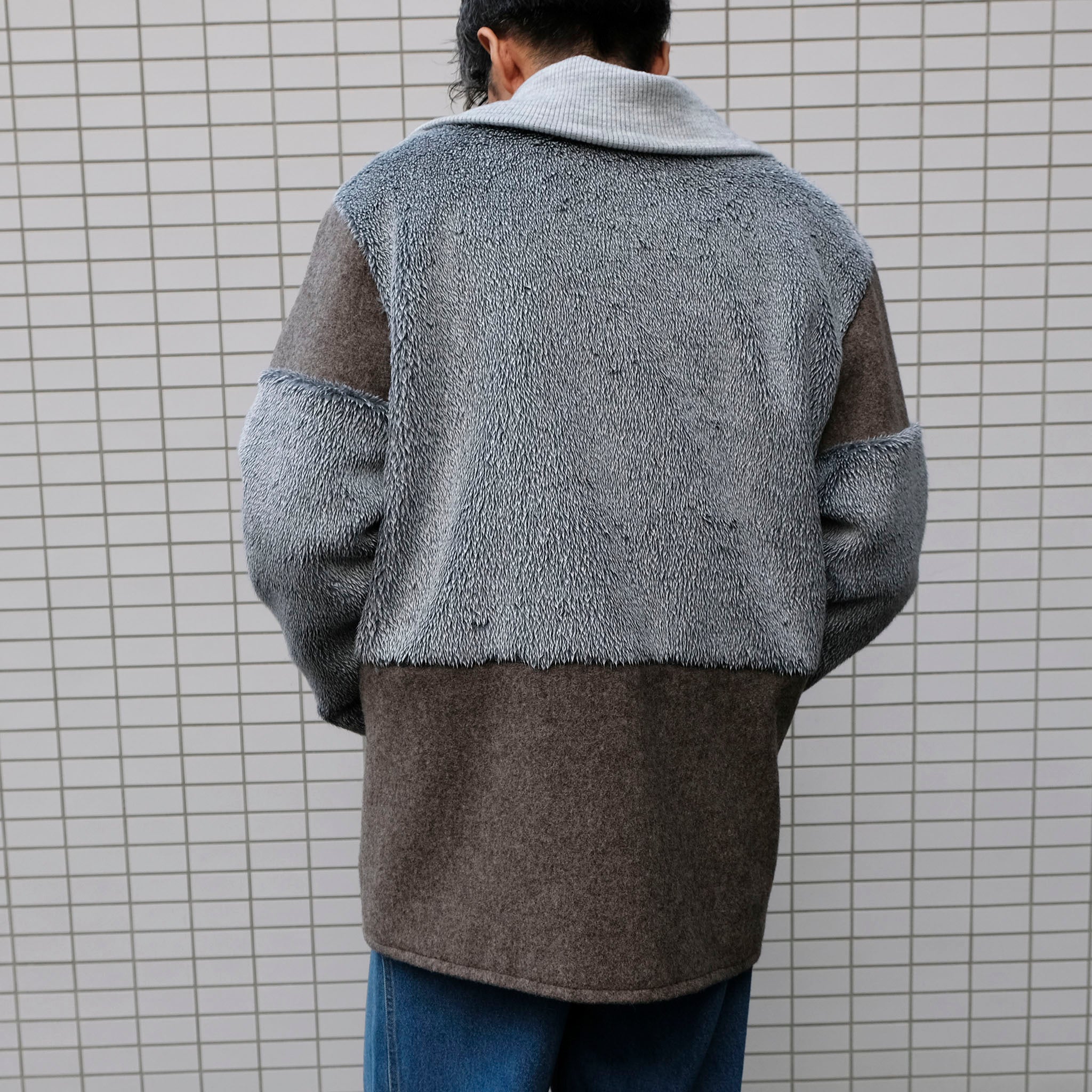 RANDY "Head" 2トーンデザイン ファーコート