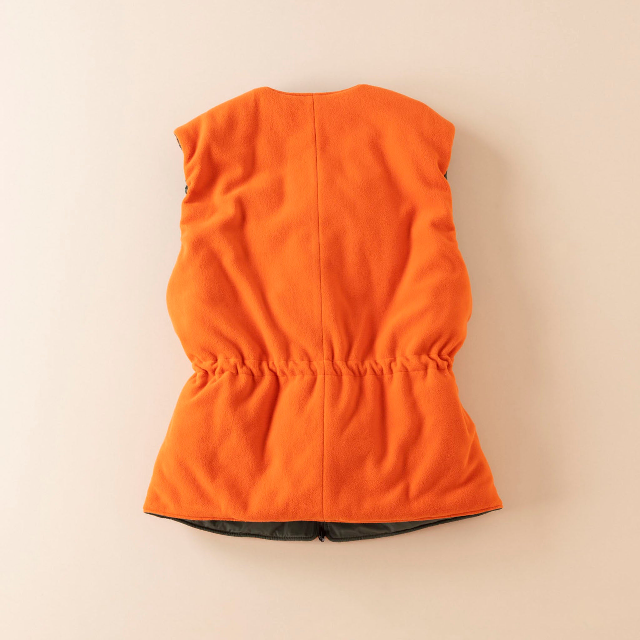 SABY "REVERSIBLE PUFF VEST -SILK-CO ITALY-"