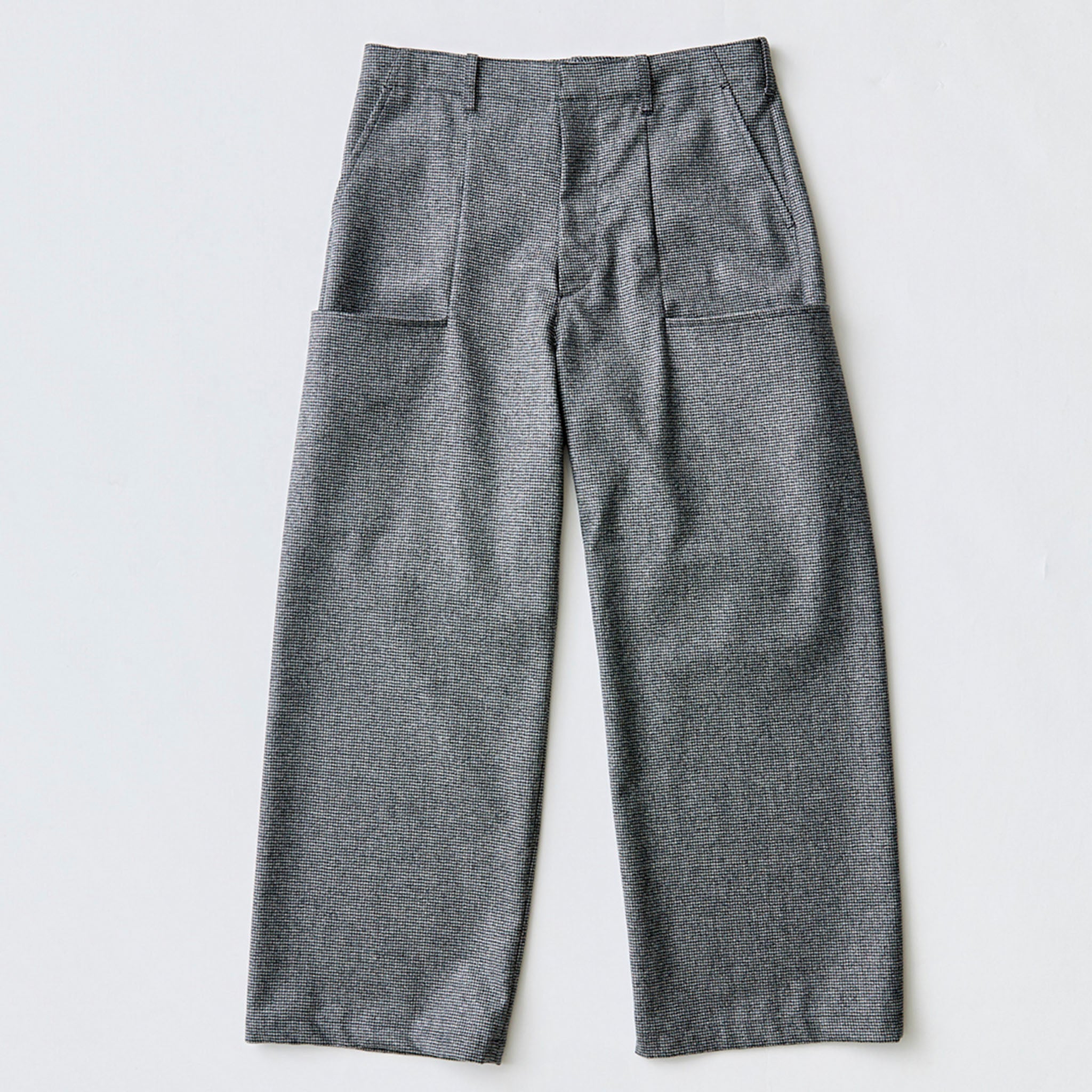 ENCOMING(インカミング)/ GERMETRY TROUSER ガンクラブチェック カシミヤフラノイージートラウザー