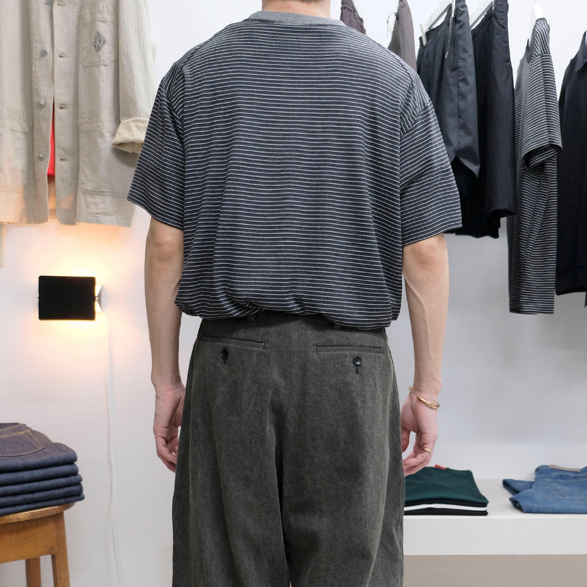 PRODUCT TWELVE (プロダクトトゥエルブ) / Super 140’s Melino Wool Short Sleeve T-shirt