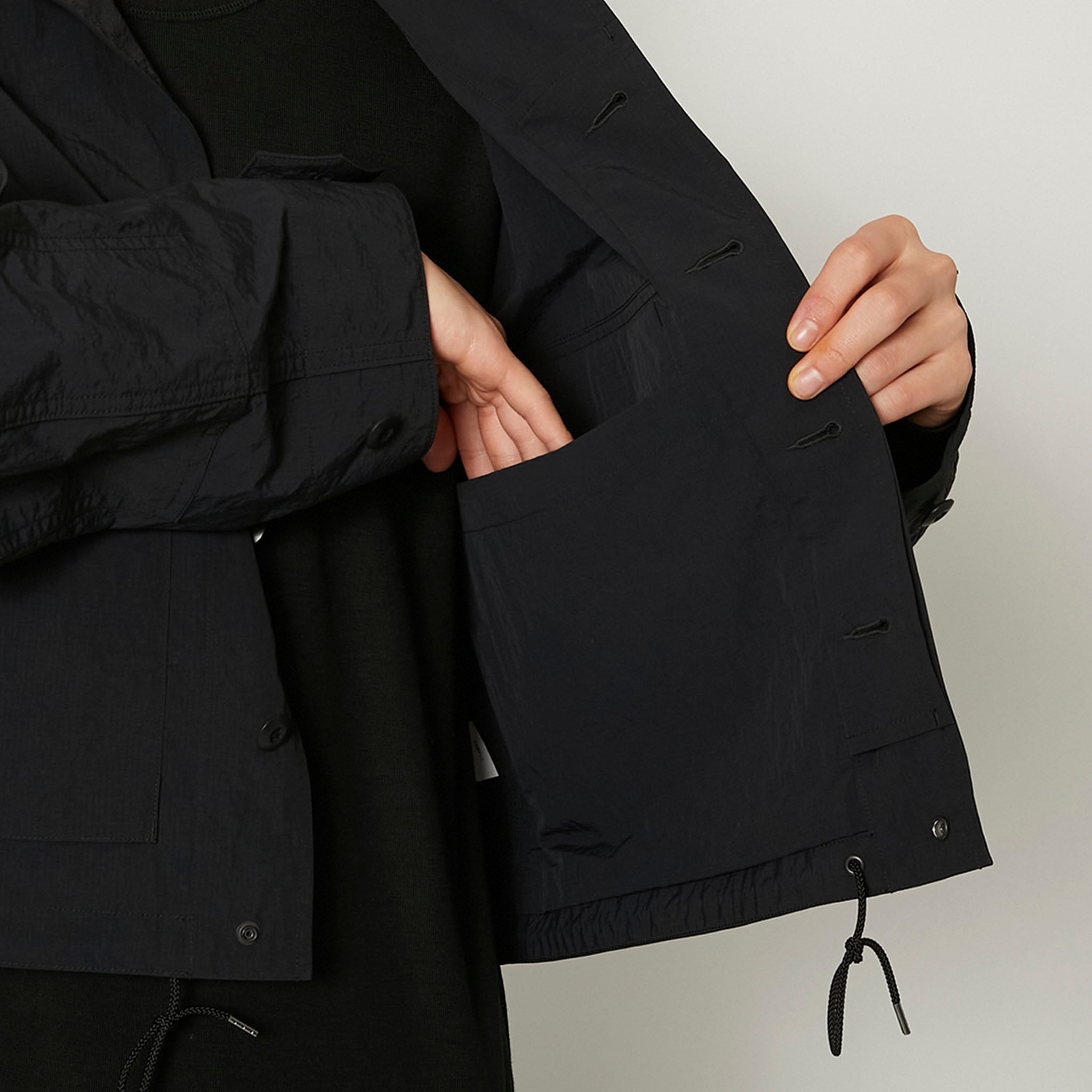 PRODUCT TWELVE "Cropped Utility Shirt" ナイロン ショート丈ジャケット