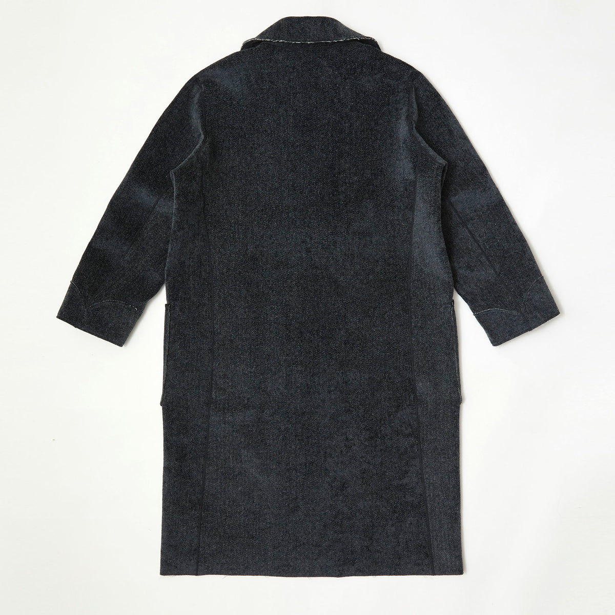 SABY(サバイ)/ REVERSIBLE USMA COAT リバーシブル ウール・ベロアコート