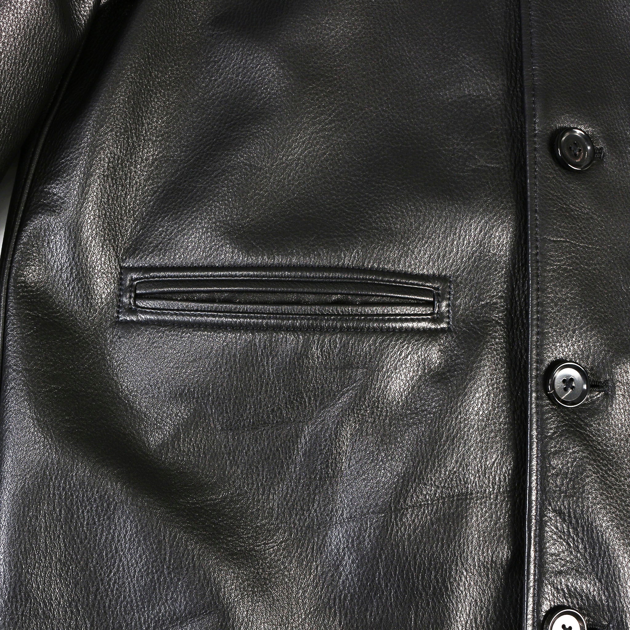 RYU "LEATHER HALFCOAT" カウハイド レザーハーフコート