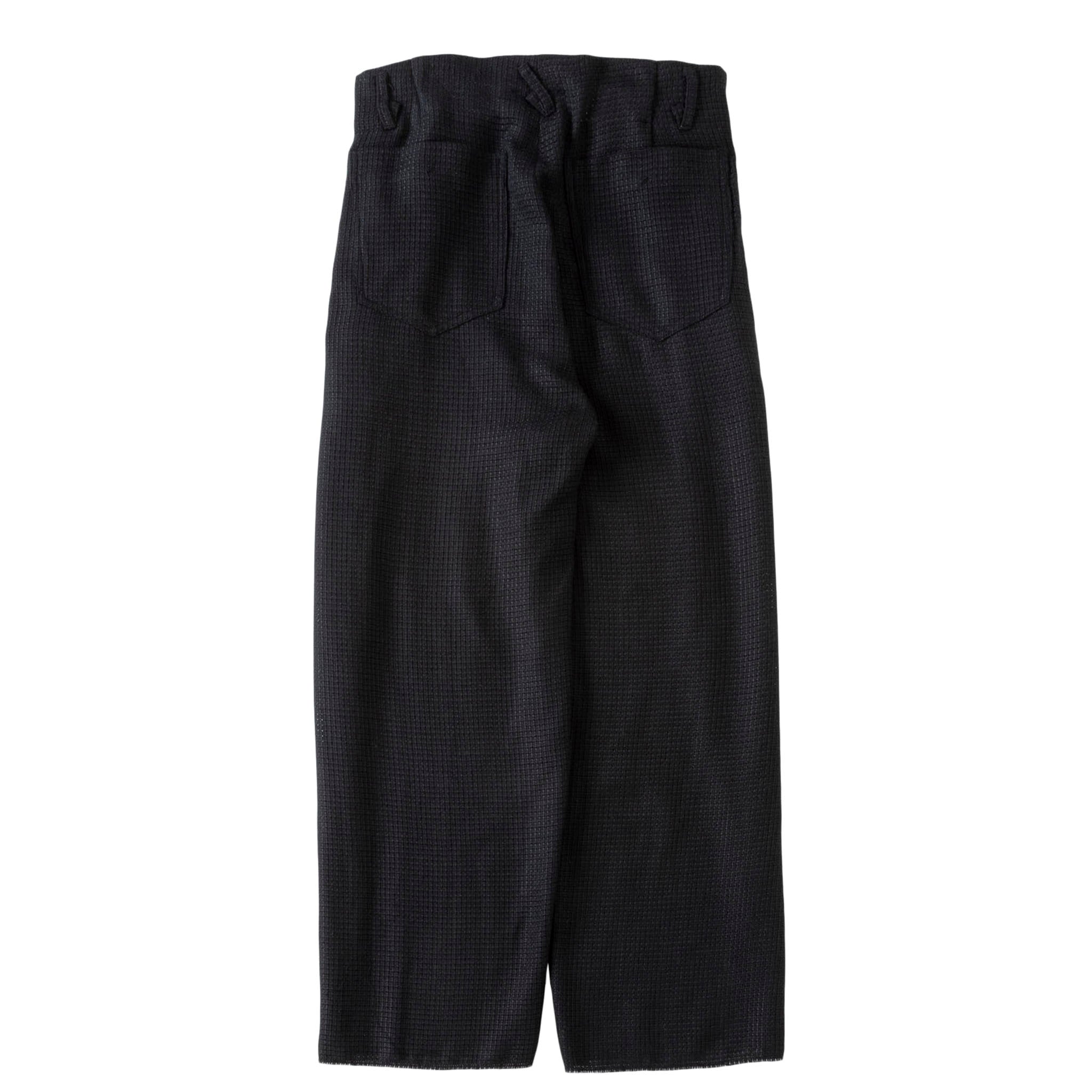 SABY "RAP PANTS TYPE TUCK BAGGY - Rayon Linen Mesh Fab -" メッシュ バギースラックス