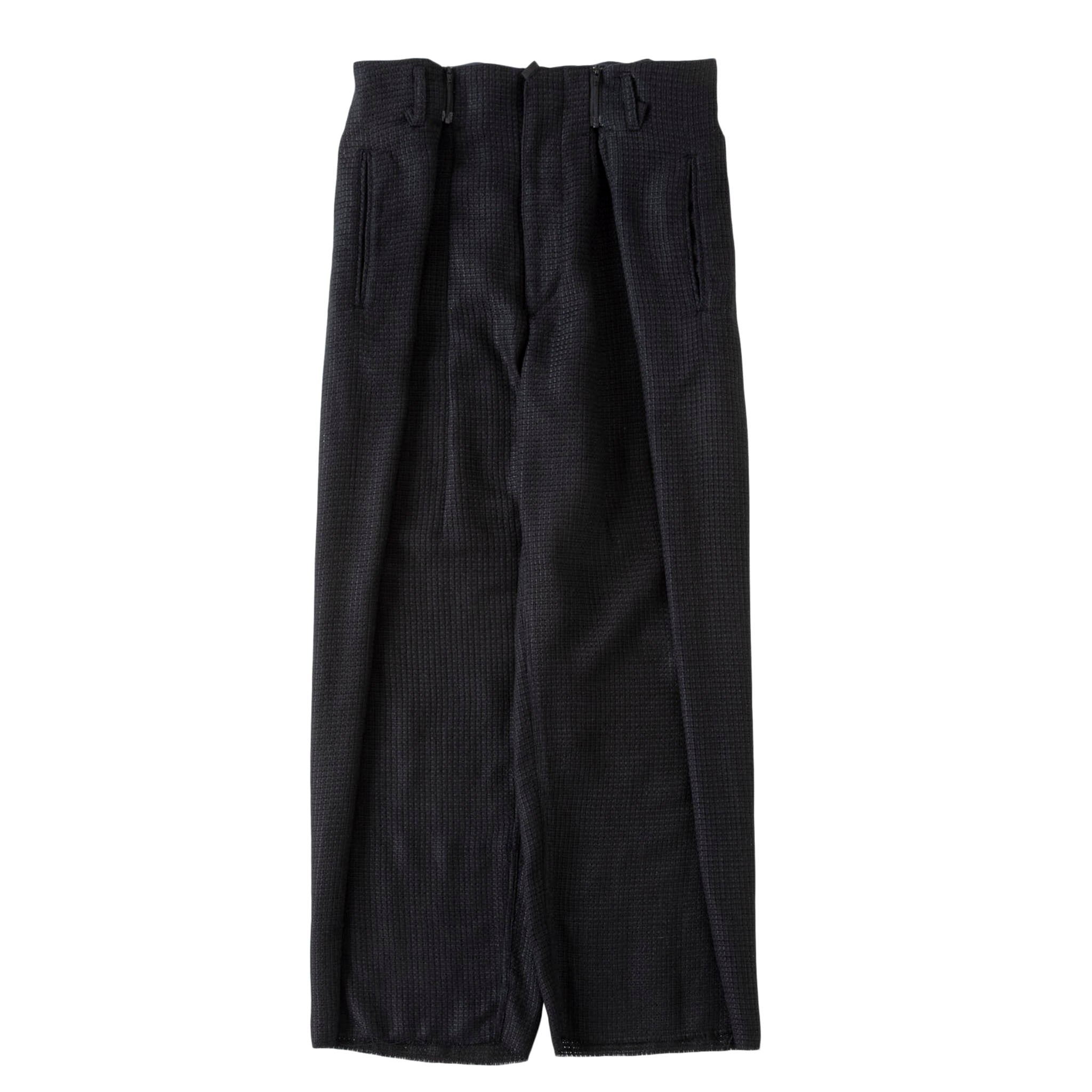 SABY "RAP PANTS TYPE TUCK BAGGY - Rayon Linen Mesh Fab -" メッシュ バギースラックス