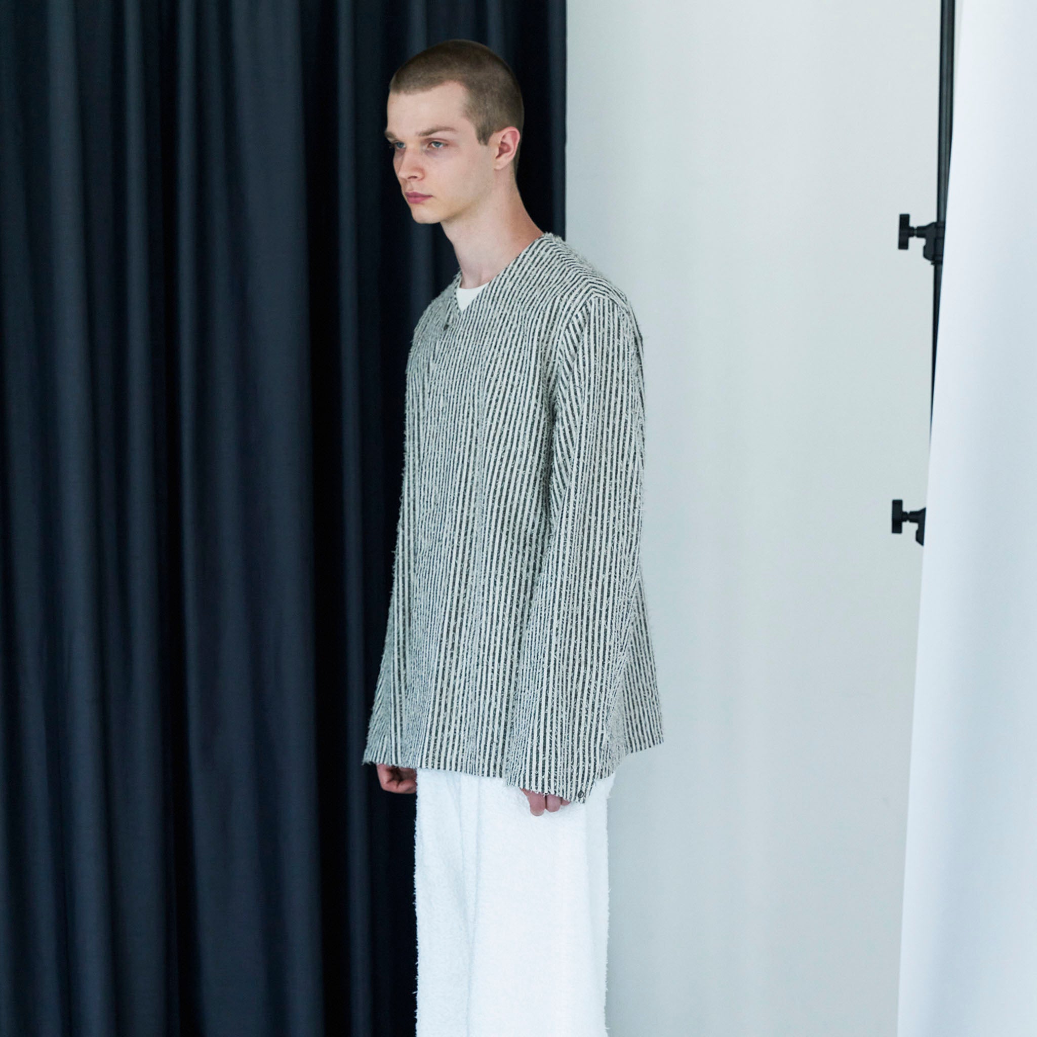 SABY (サバイ) / SLEEPING SHIRTS - Cotton Linen FAB × Needle Work -