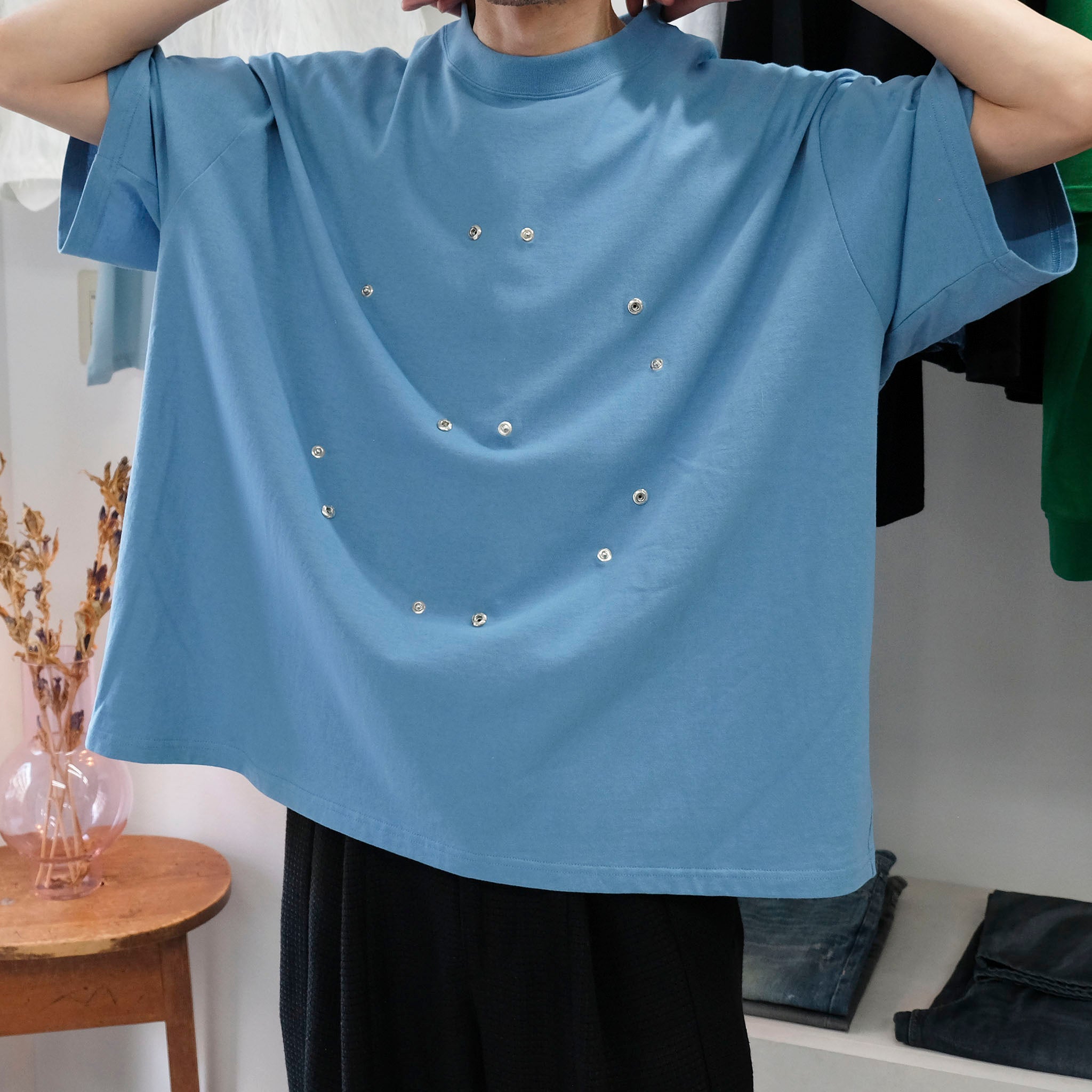 RANDY "SNOWFLAKE" ドットボタン デザイン ビッグTシャツ