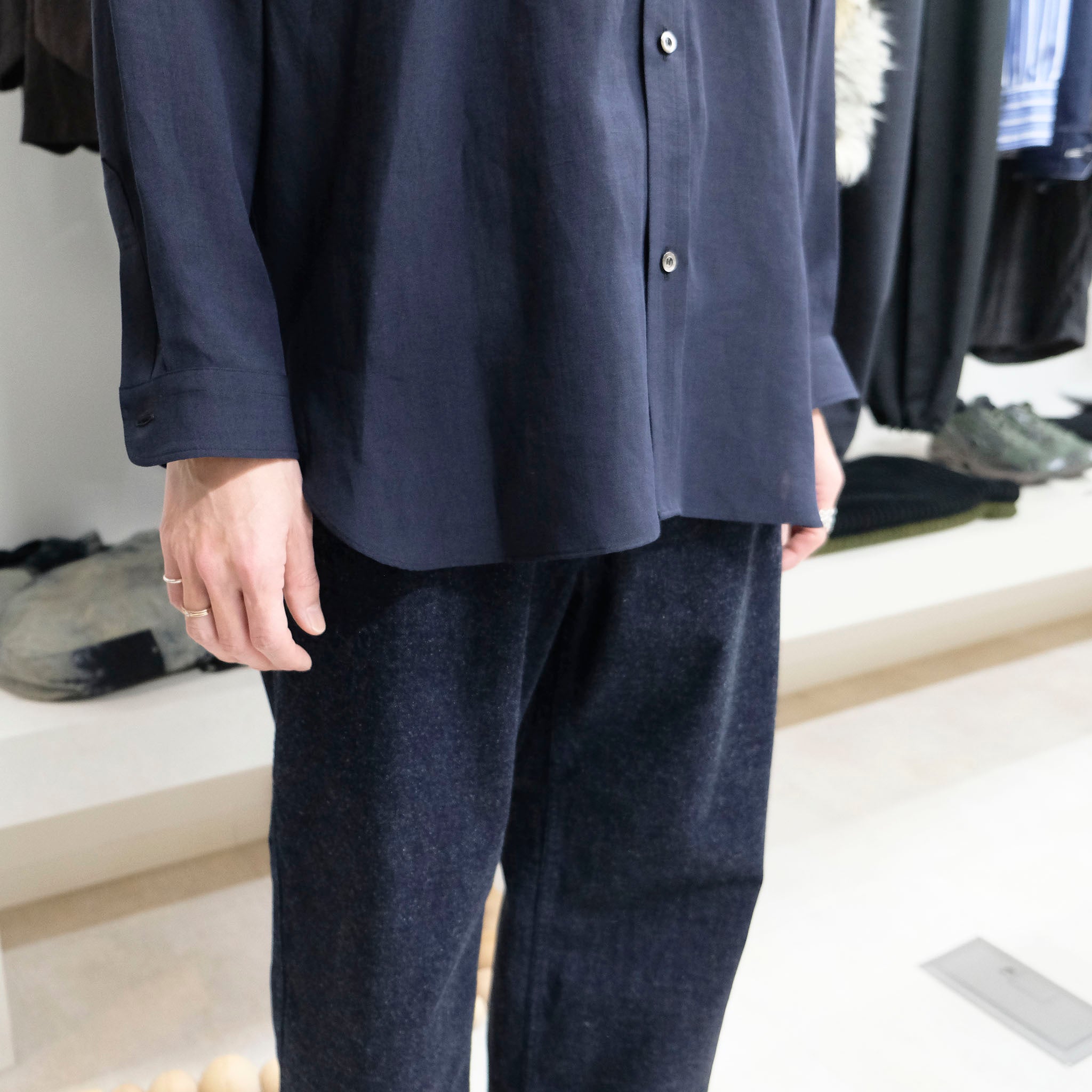 ENCOMING "CLASSIC LONG SLEEVE SHIRT" ロングスリーブシャツ