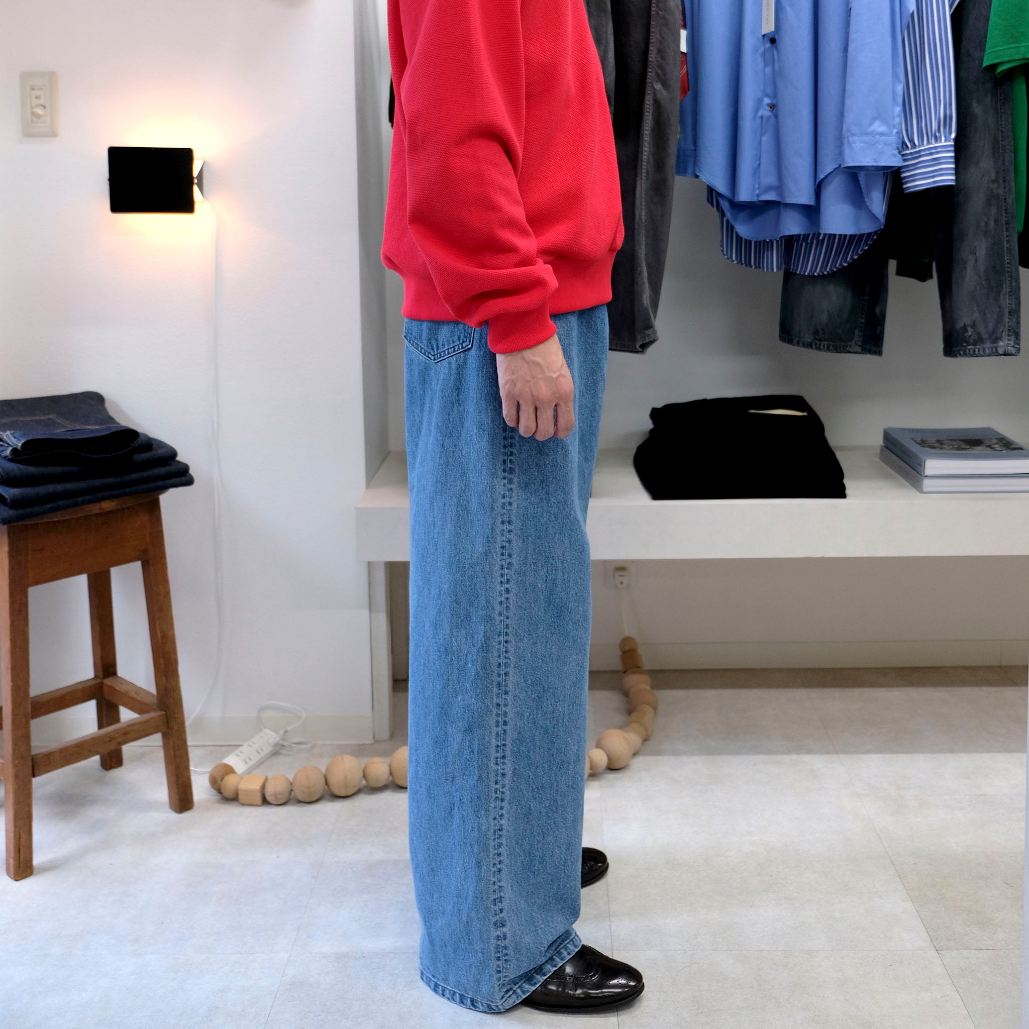 REVERBERATE "DENIM PANTS(BUGGY)" ワイドバギー デニムパンツ