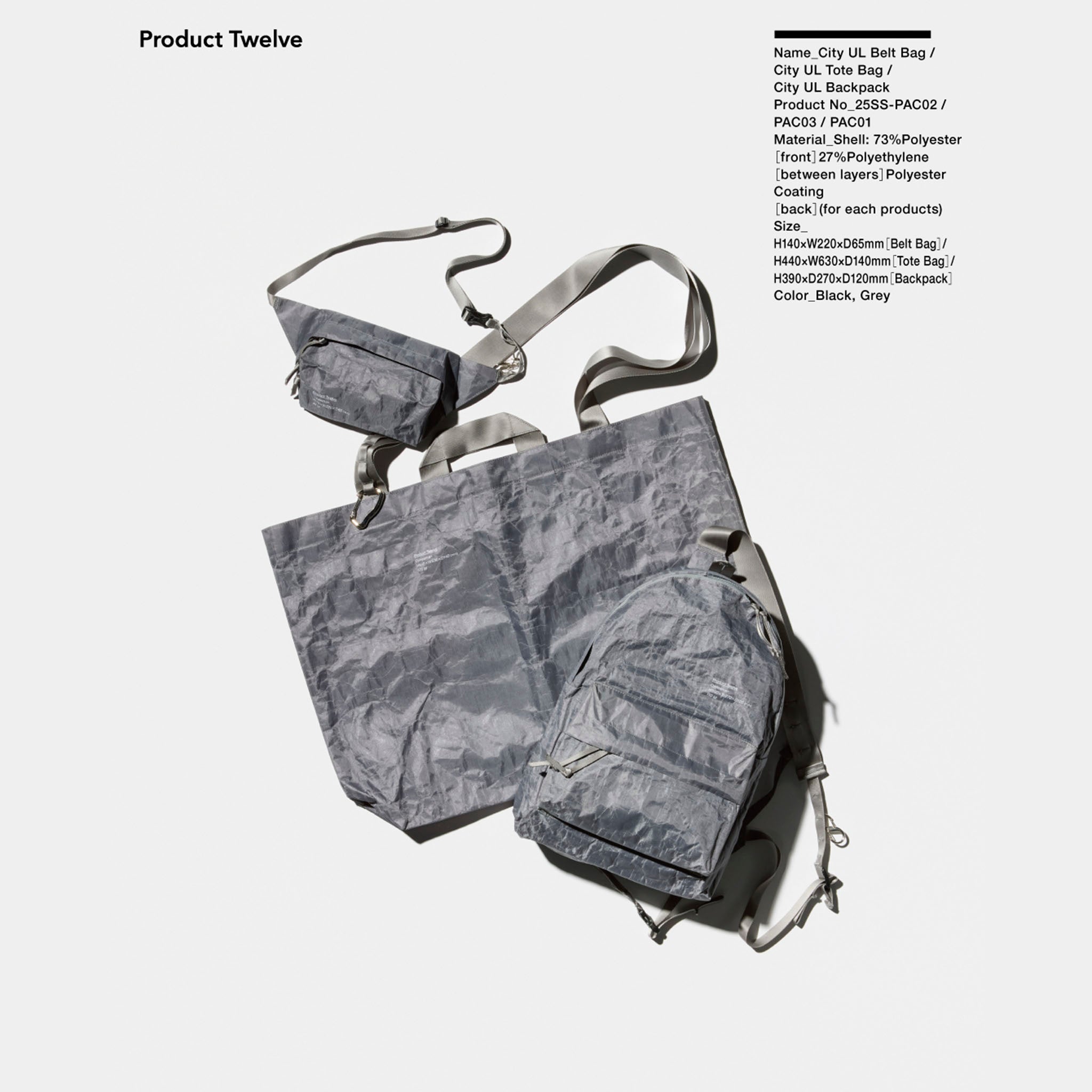 PRODUCT TWELVE "City UL Belt Bag" ボディバッグ ショルダーバッグ