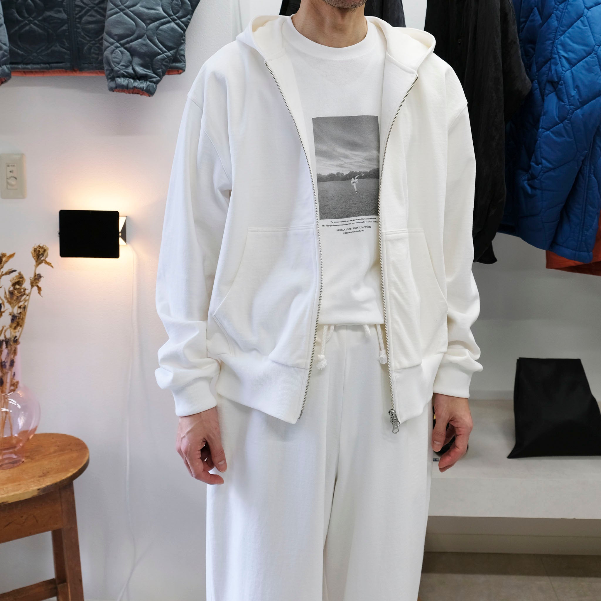 REVERBERATE "FULL ZIP HOODY" フルジップ パーカー