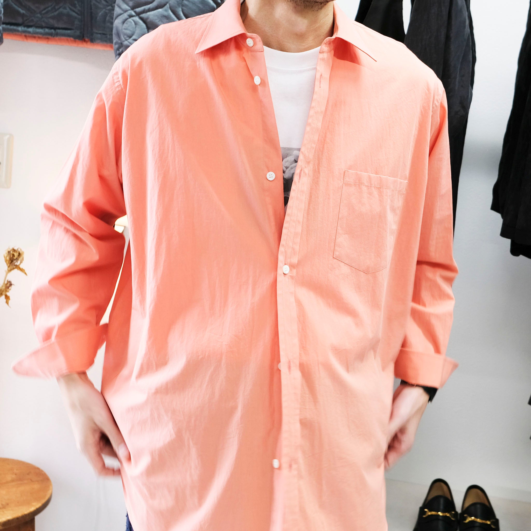 ENCOMING "Classic Long Sleeve Shirt" クラシック ロングスリーブシャツ
