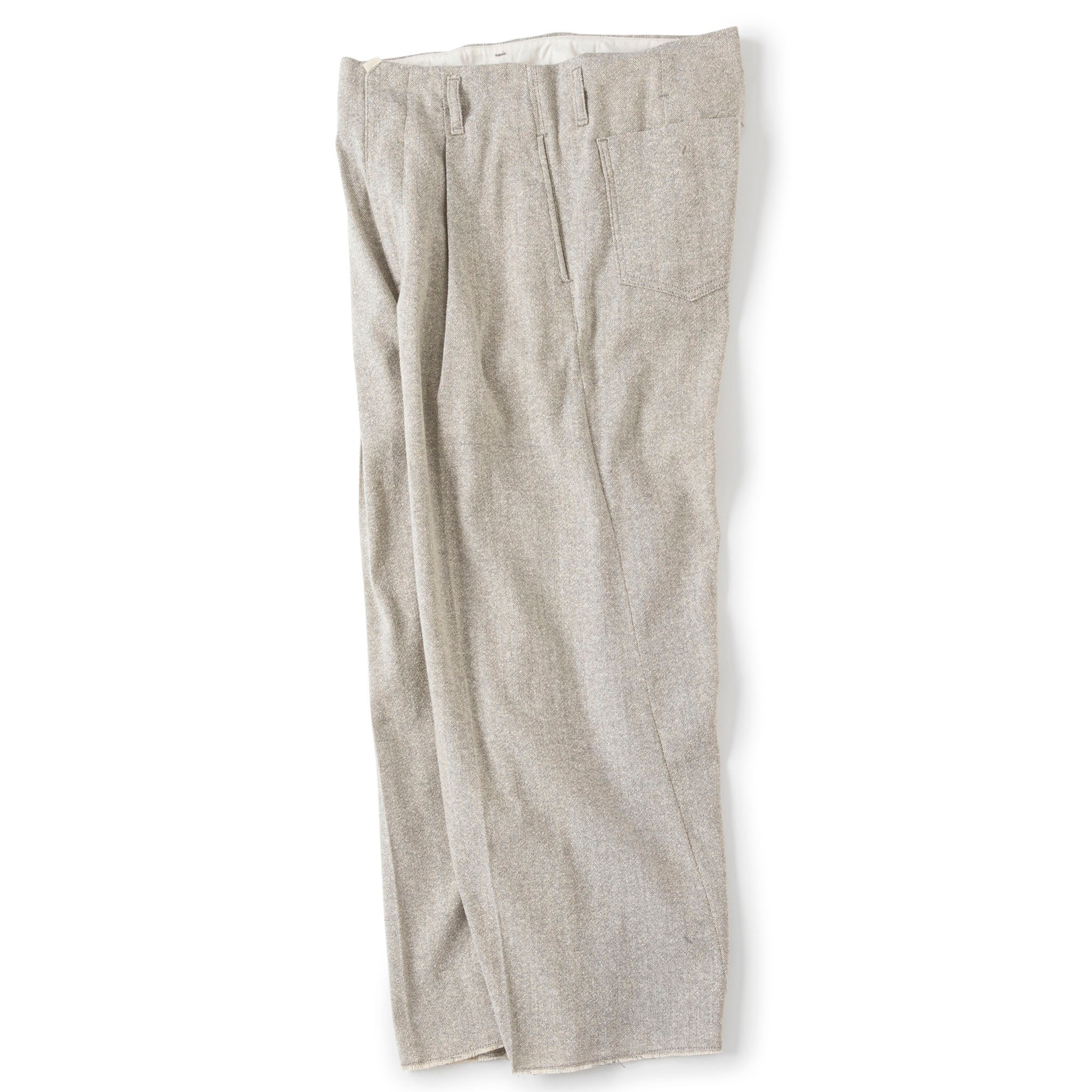 SABY "TUCK-BAGGY TYPE 3- Bishu Japan Silk Linen FAB -" シルクリネン ワイドスラックス