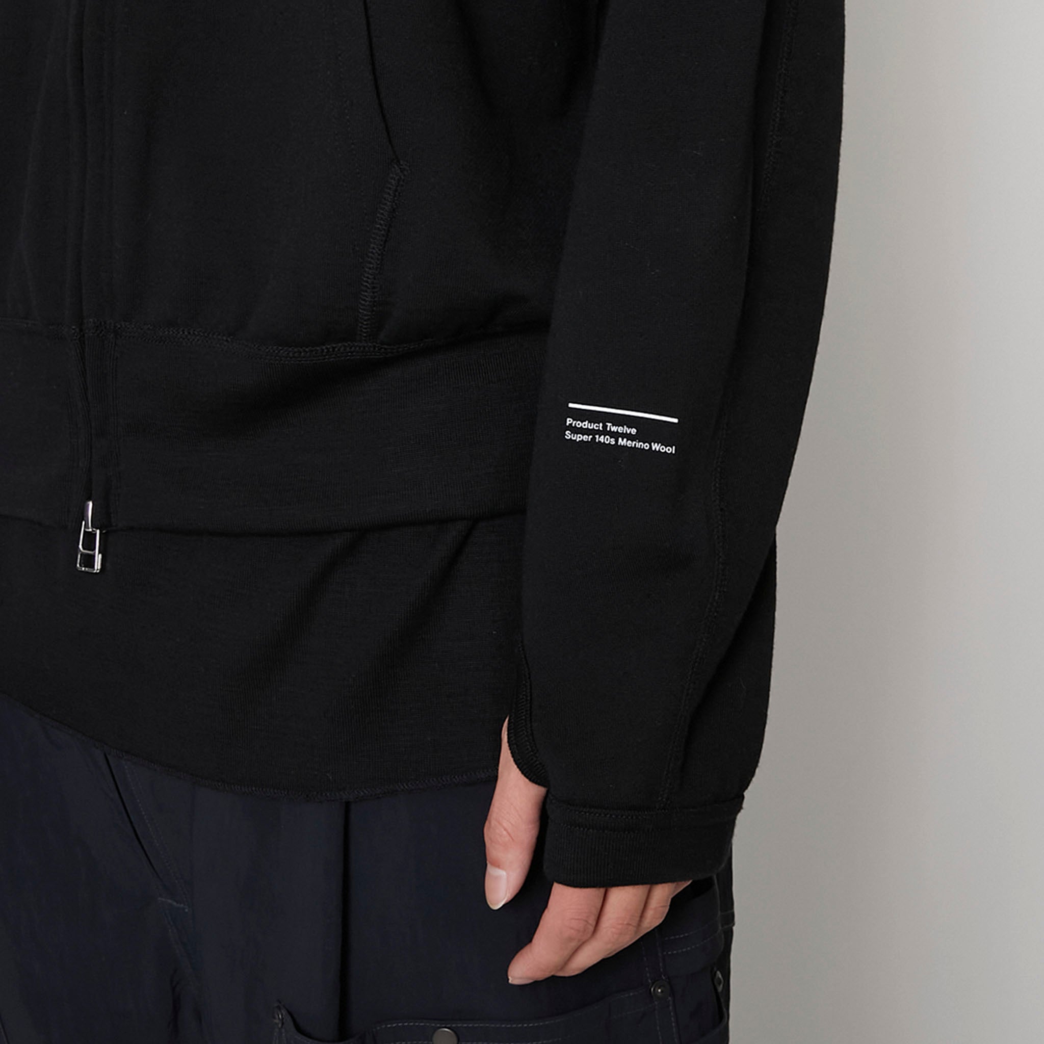 PRODUCT TWELVE "Super 140’s Melino Wool Zip Up Parka" メリノウール ジップパーカー