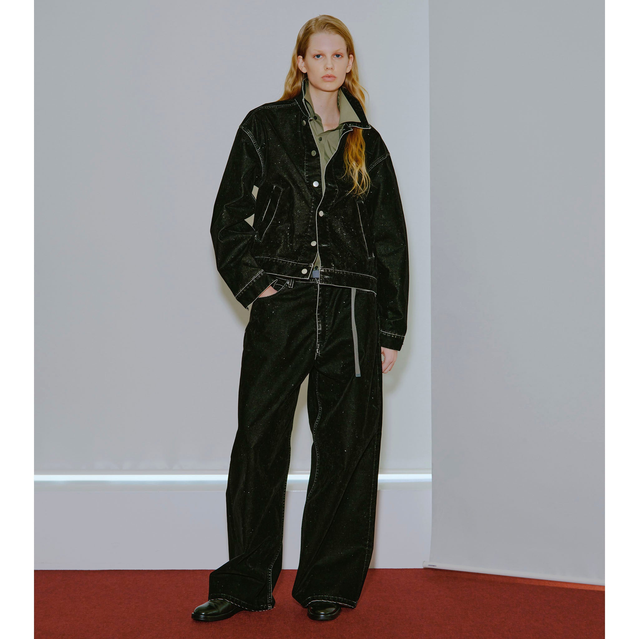 REVERBERATE "FLOCKY BAGGY PANTS" フロッキー バギーパンツ