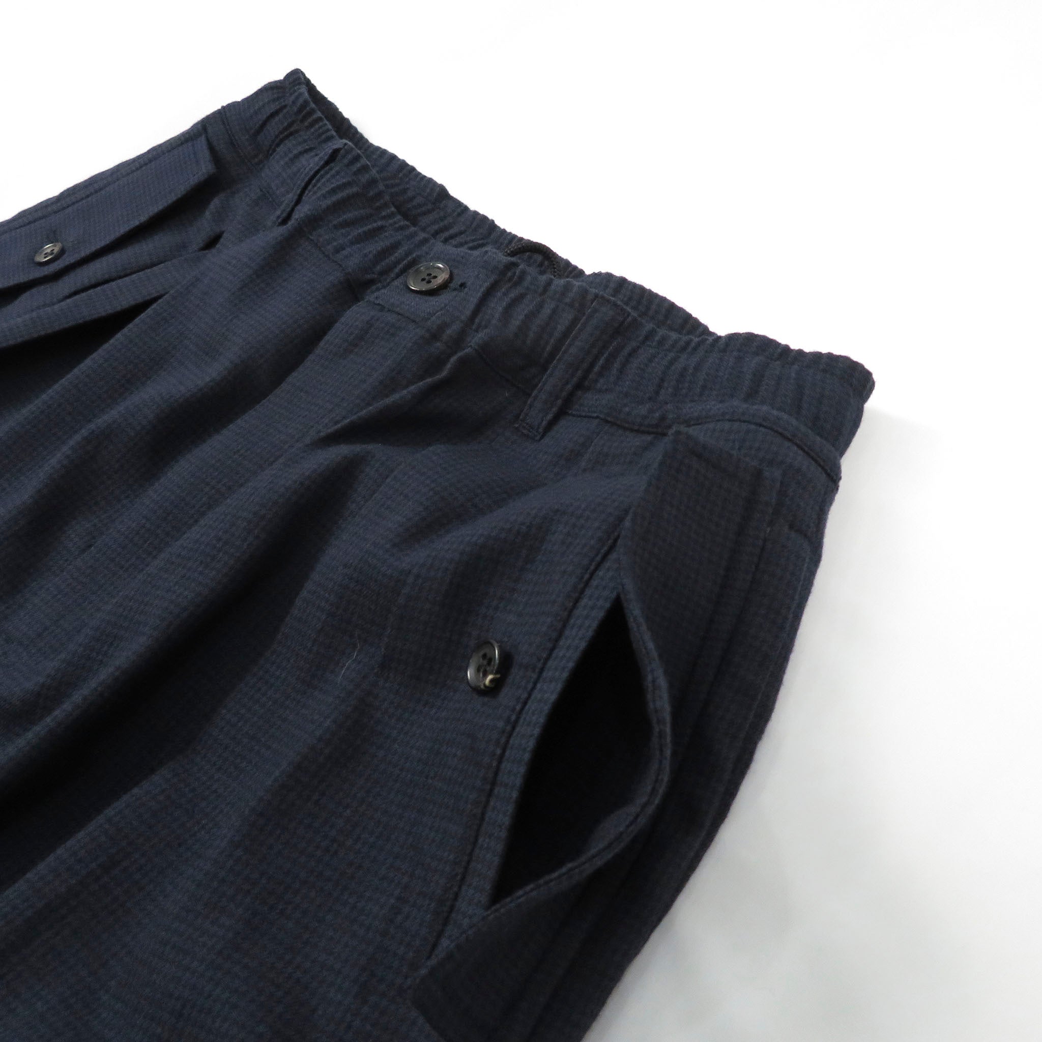tieorNOT "HOUNDTOOTH FRANNEL TROUSERS"