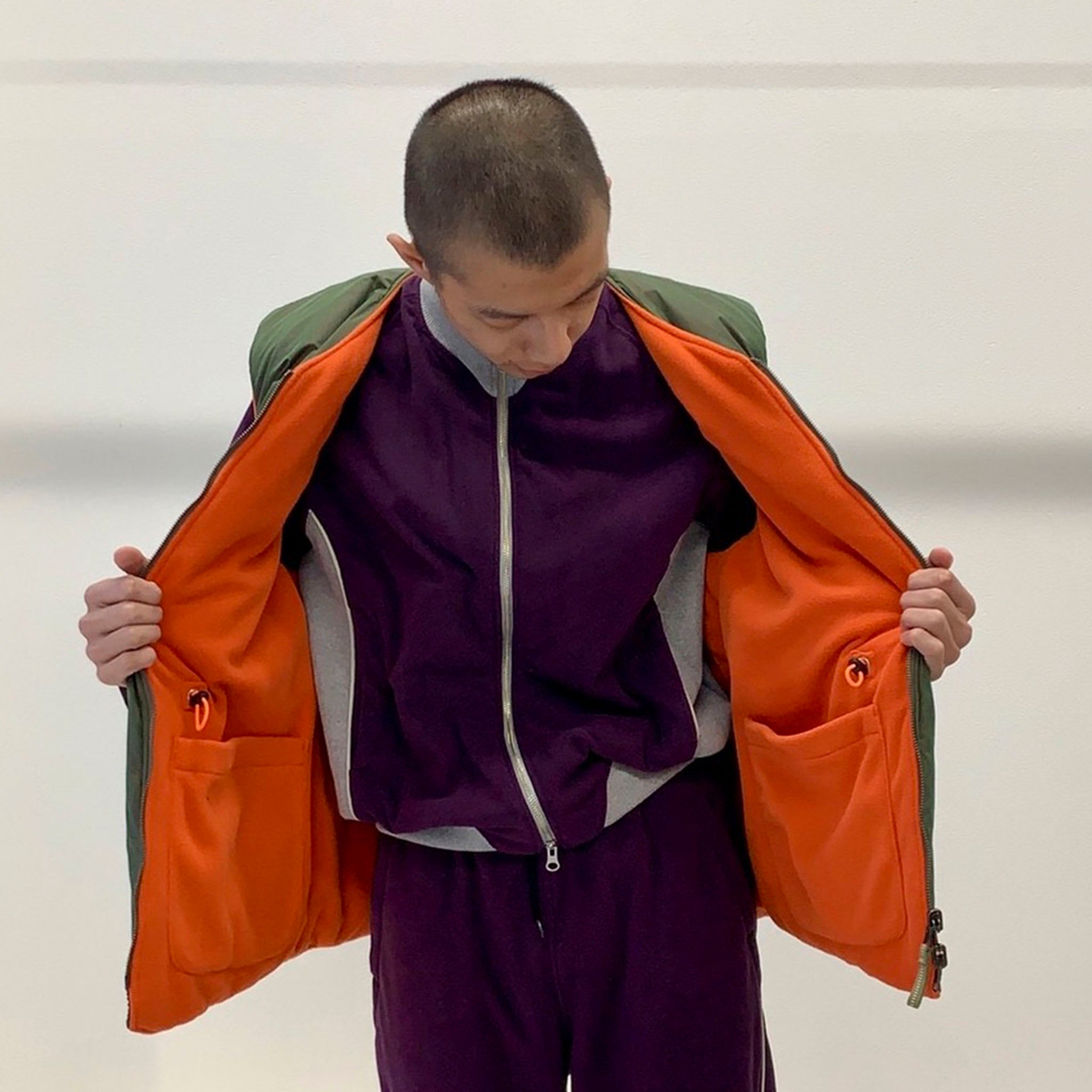 call "TRACK JACKET" フリース トラックジャケット