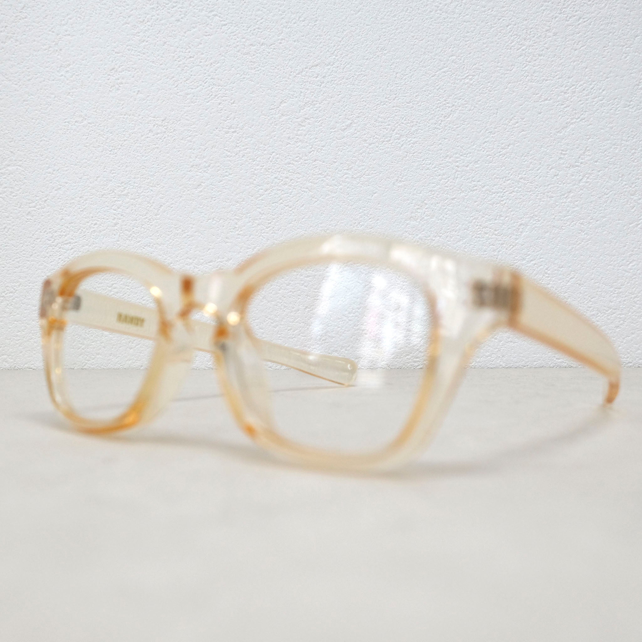 RANDY "WALKING"eyewear クリアベージュメガネ サングラス