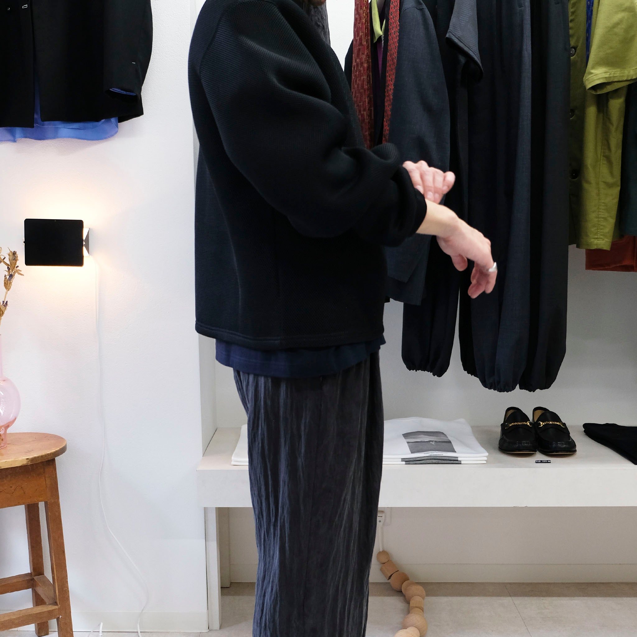 ARTE ANTWERP "MESH SWEAT SHIRT" メッシュ クルーネックスウェット