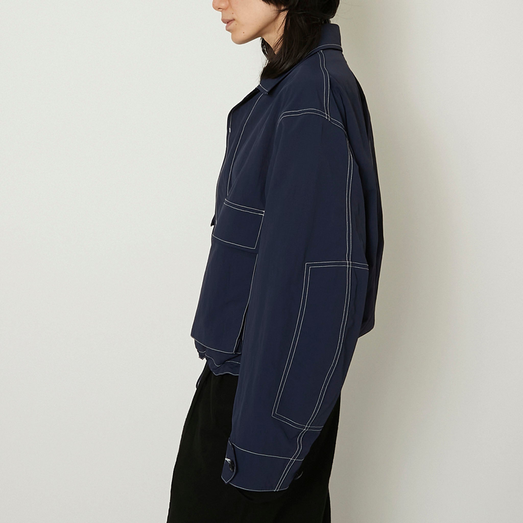 PRODUCT TWELVE "Cropped Utility Shirt" ナイロン ショート丈ジャケット