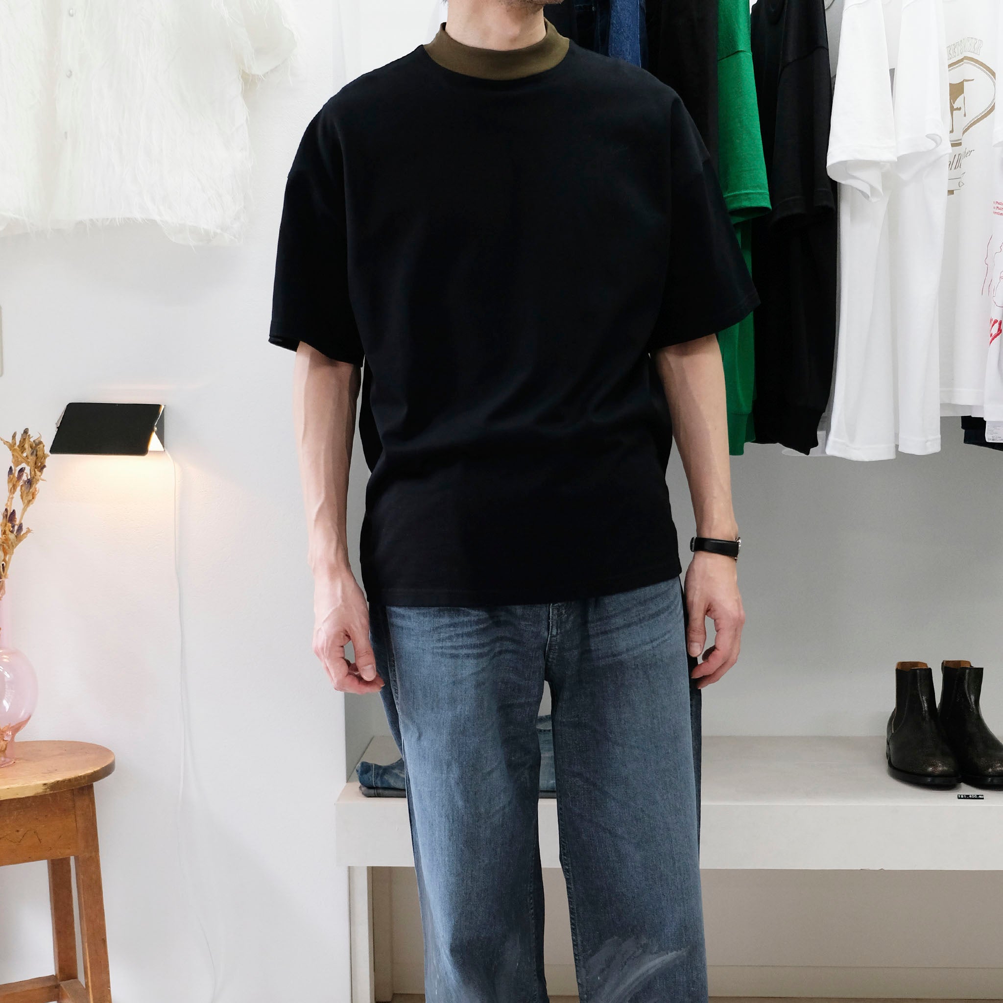 OKOLO "ORIGINAL MOCK NECK T-SHIRT" モックネック Tシャツ